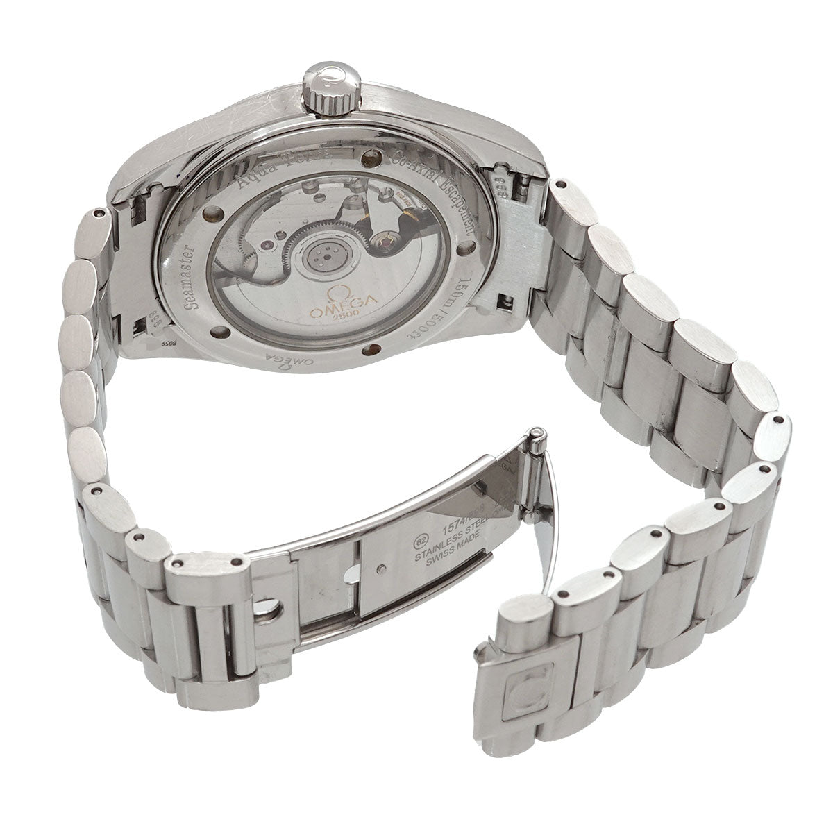 Seamaster Aqua Terra Co-axial 2503 30 Date Silver Dial Mens