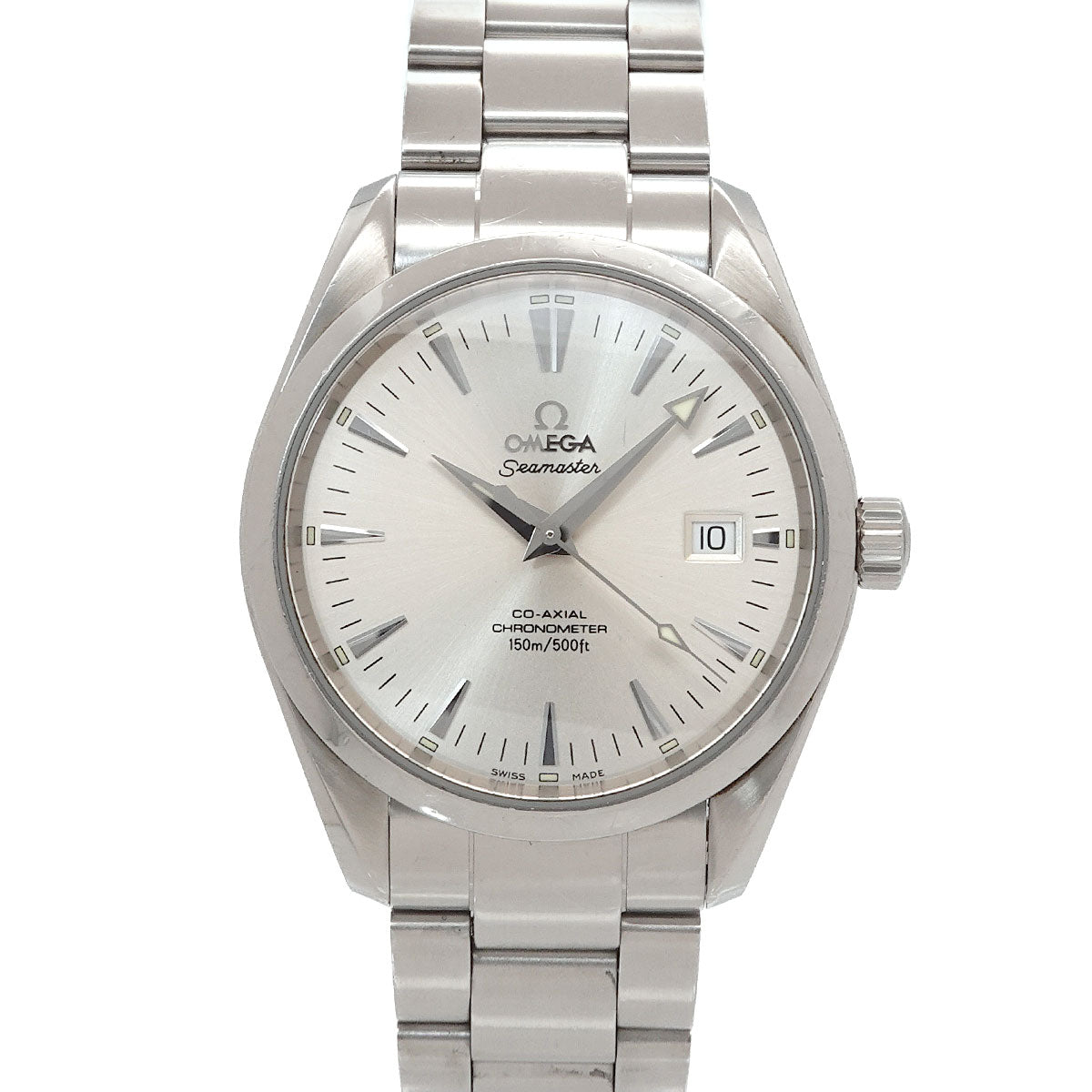 Seamaster Aqua Terra Co-axial 2503 30 Date Silver Dial Mens