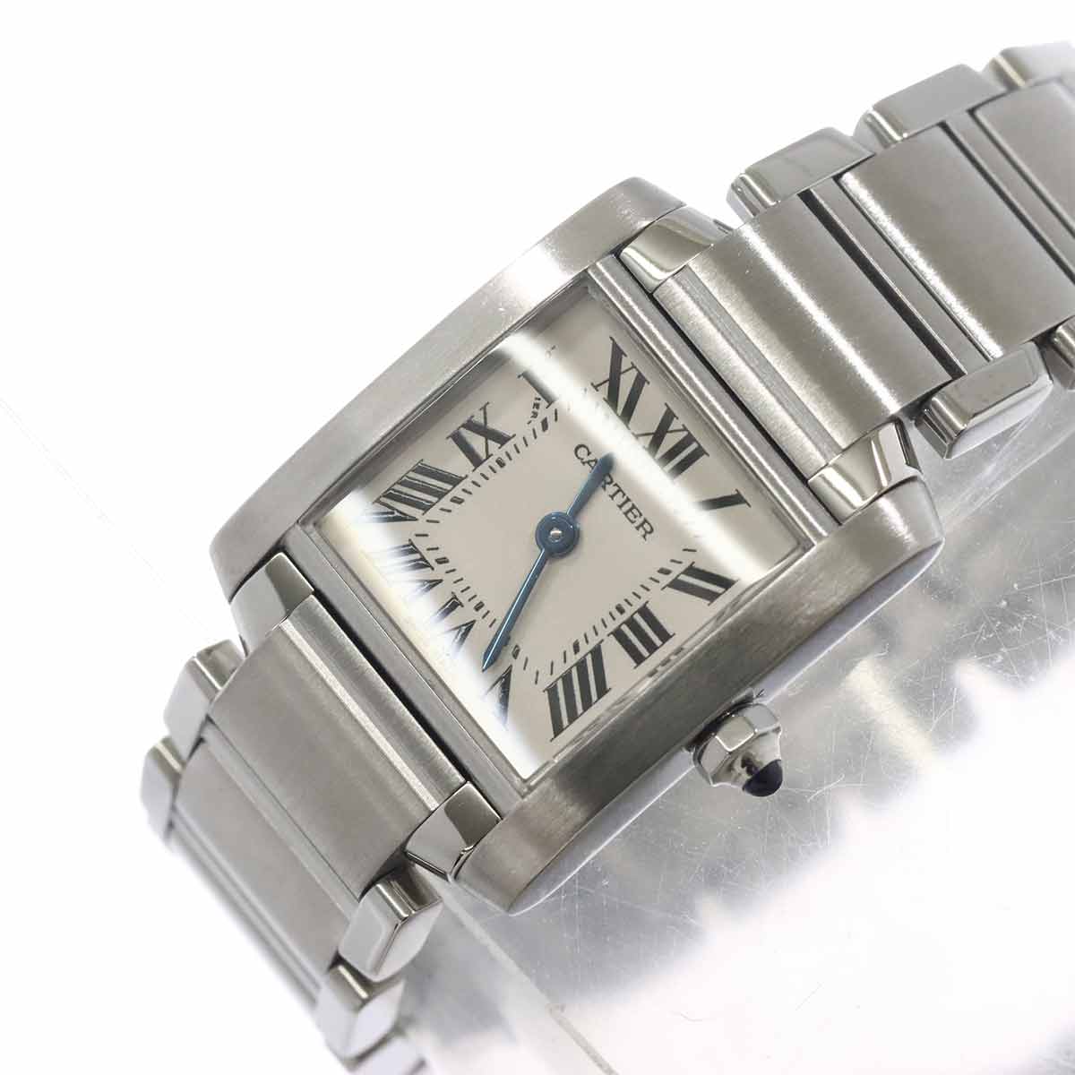 Tank Francaise SM W51008Q3 Quartz Cream Dial Ladies Watch