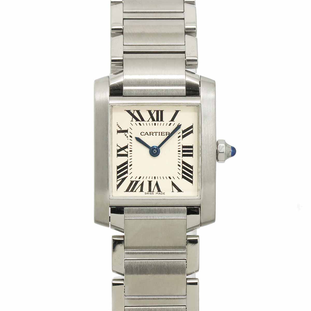 Tank Francaise SM W51008Q3 Quartz Cream Dial Ladies Watch
