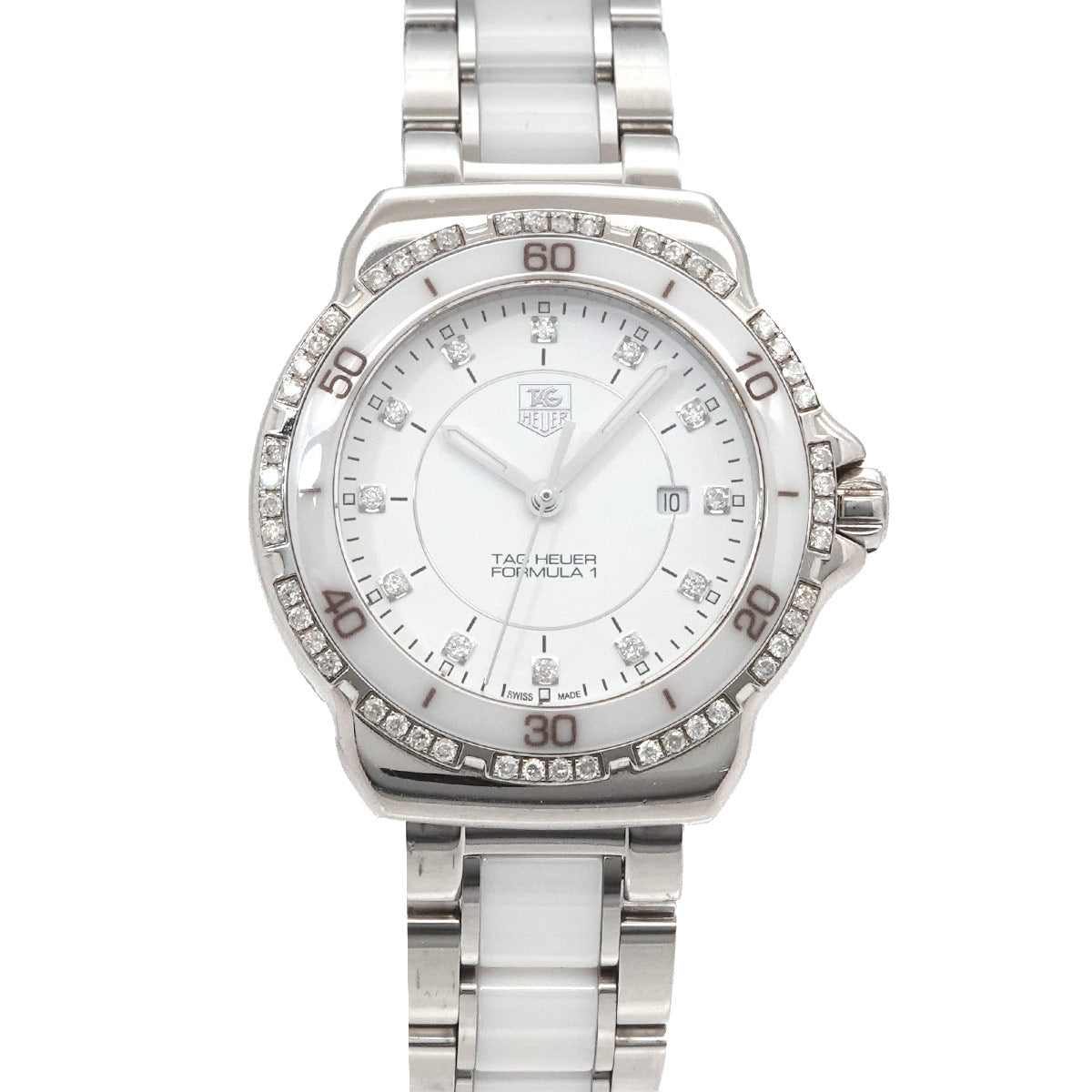 Formula 1 WAH1313 12P Bezel Diamond Quartz Ladies Watch