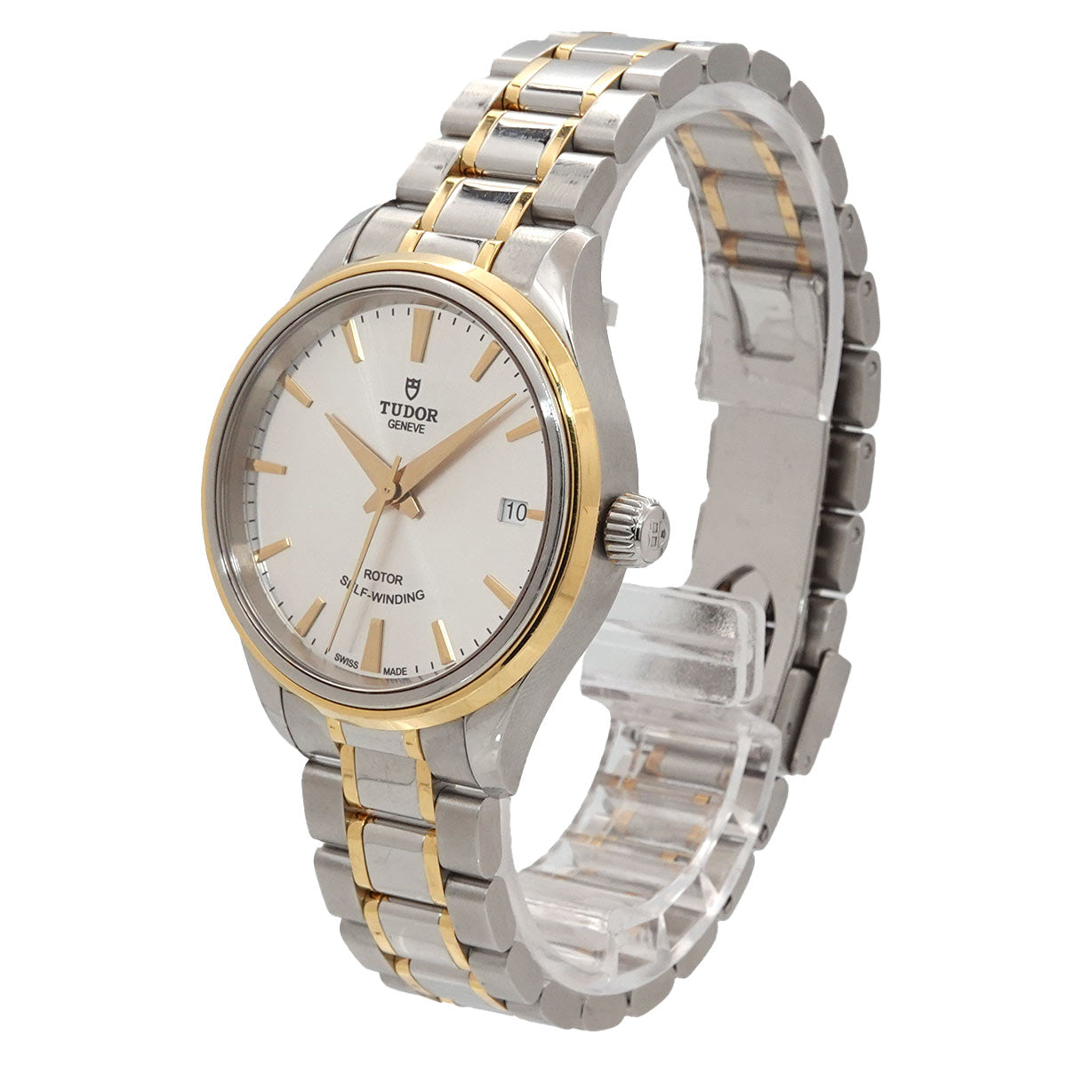 Style 12303 Automatic Yellow Gold Date Boys Watch