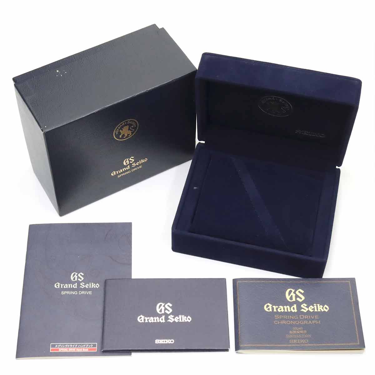 Grand Seiko Spring Drive SBGC003 9R86 0AA0 Black Dial GMT Mens