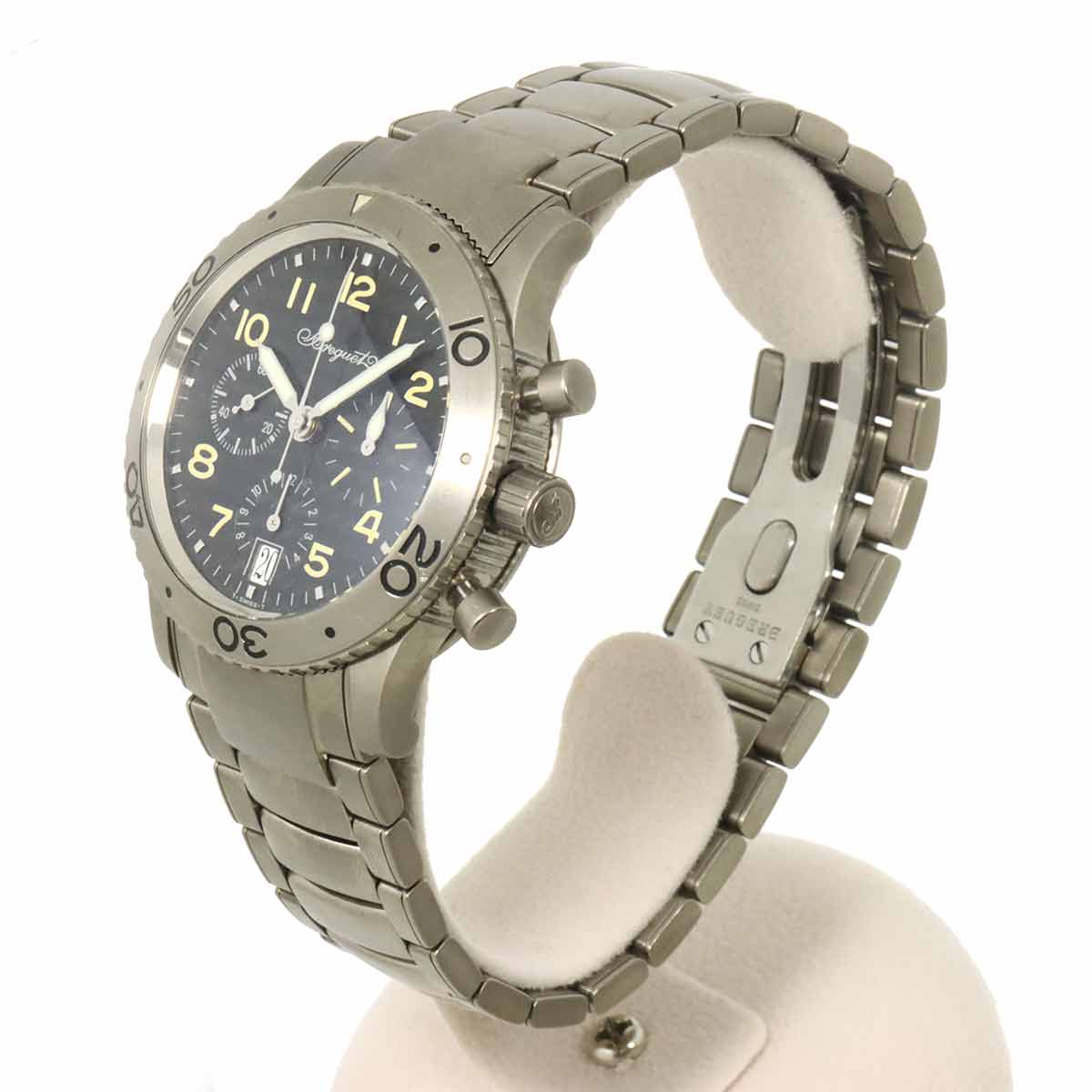Type XX Trans atlantic 3820 Date Automatic Black Dial Mens