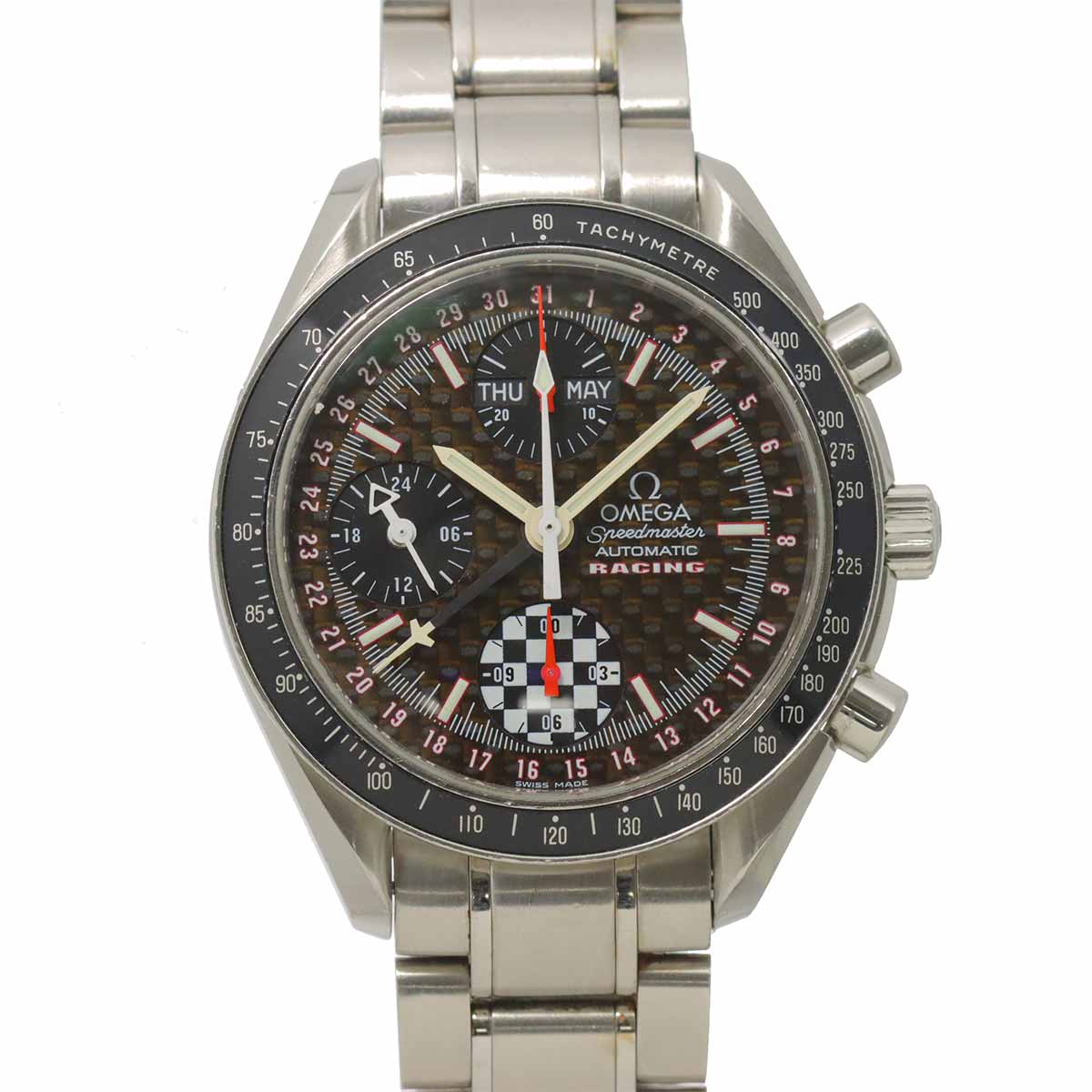 Speedmaster Racing 3529.50 Automatic Black Dial Mens Watch