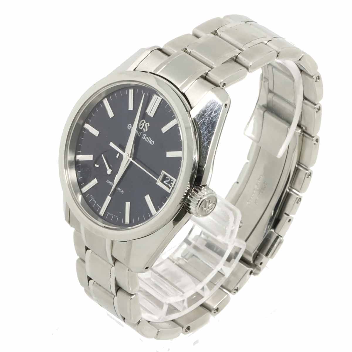 SBGA375 9R65-0CV0 Spring drive Power Reserve Navy Dial