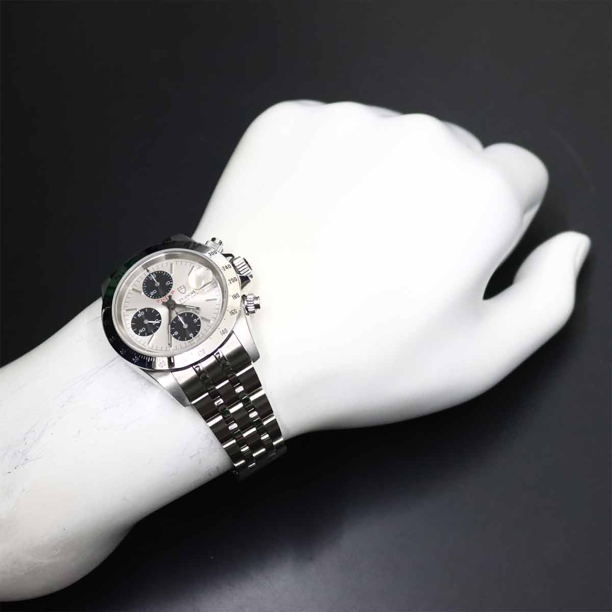 Chrono Time Tiger 79280 Date Automatic Silver Dial Mens Watch