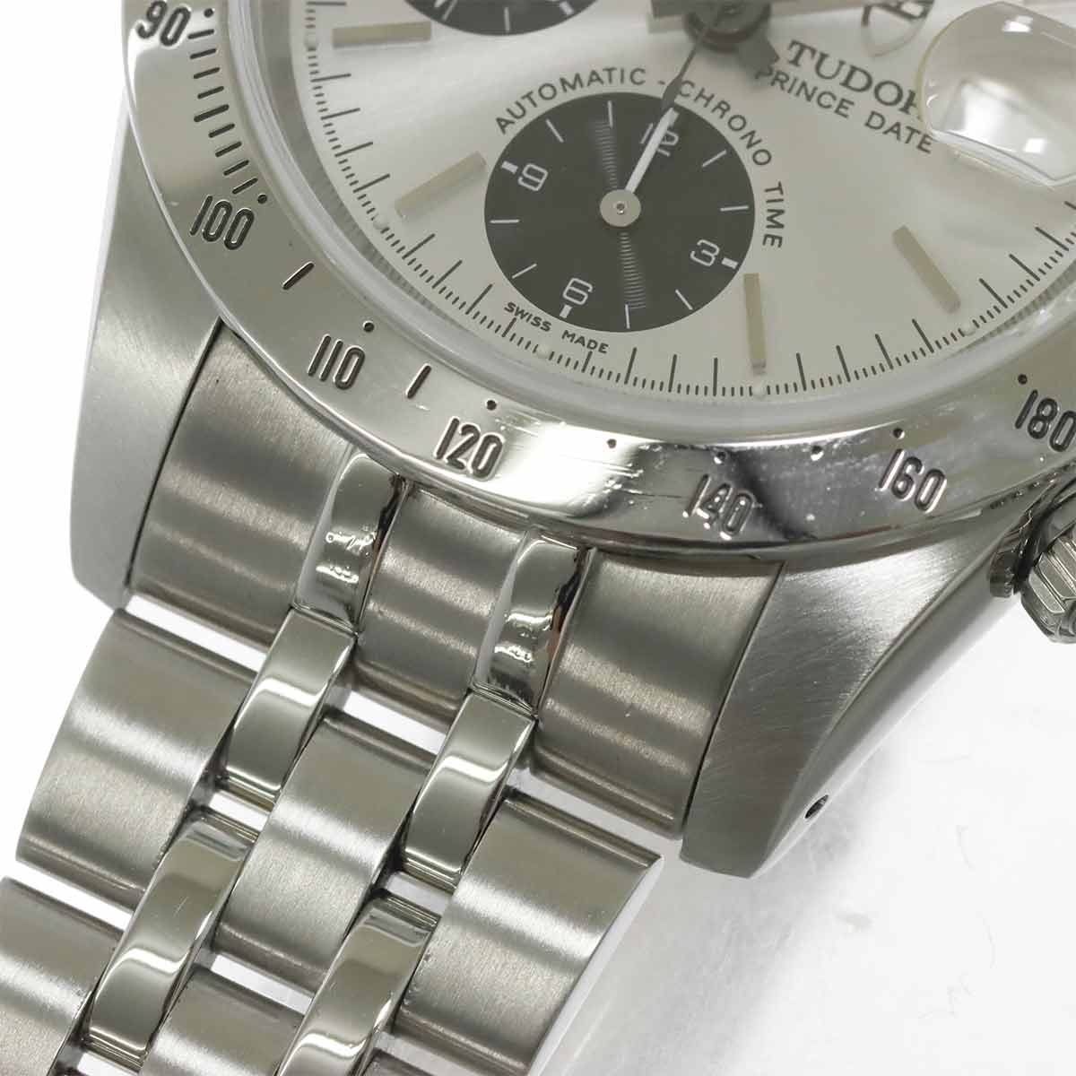 Chrono Time Tiger 79280 Date Automatic Silver Dial Mens Watch