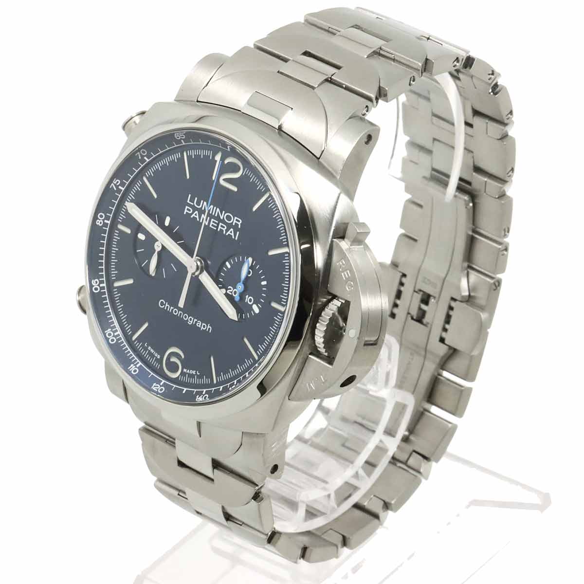 Luminor Chrono PAM01110 Automatic Blue Dial Mens Watch