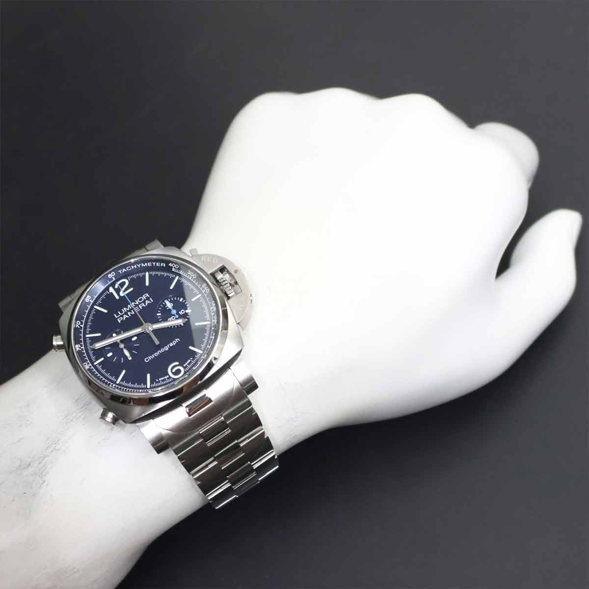 Luminor Chrono PAM01110 Automatic Blue Dial Mens Watch