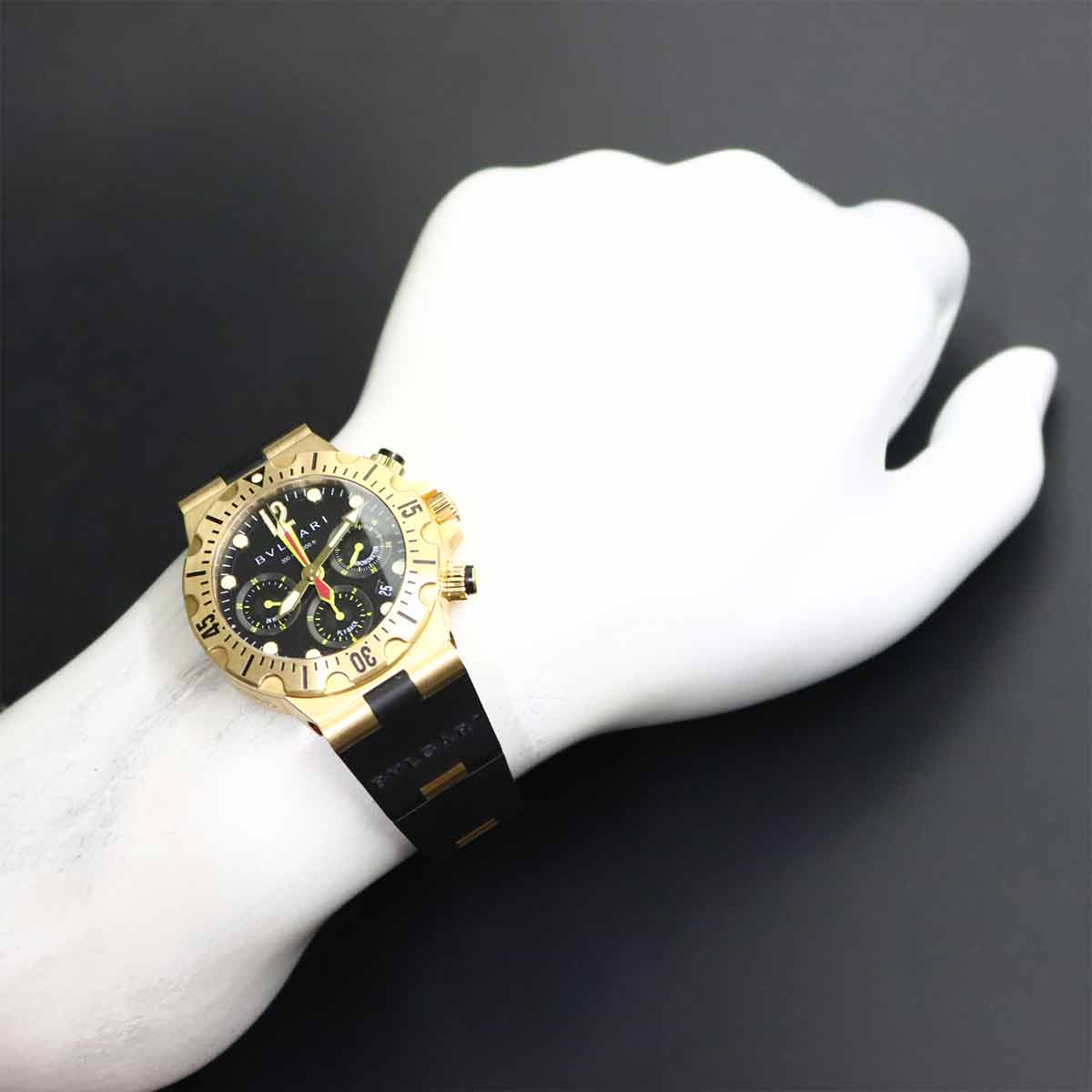 Diagono Professional SC40G 750YG Automatic Black Dial Mens