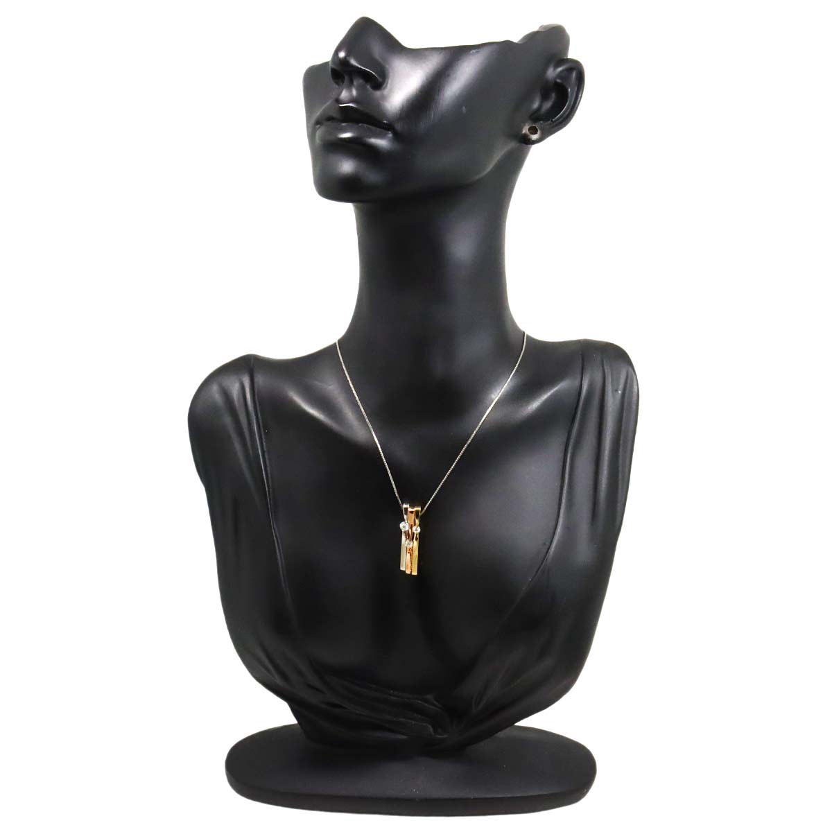 Diamond 0.12ct/0.08ct/0.06ct Necklace 18K White Gold 750