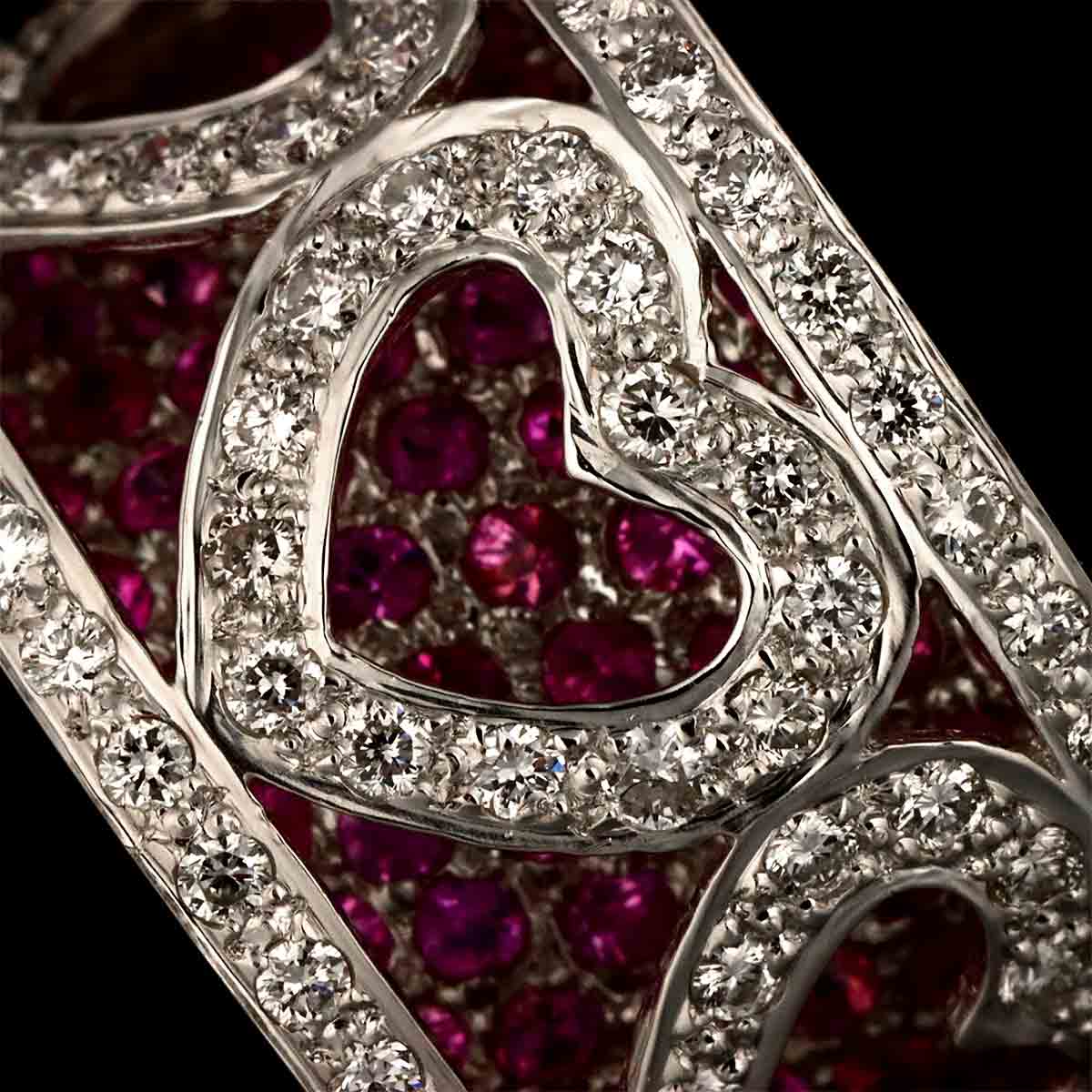 Sapphire 1.39ct Diamond 0.79ct Ring 18K WG 750 Size6-6.25(US)