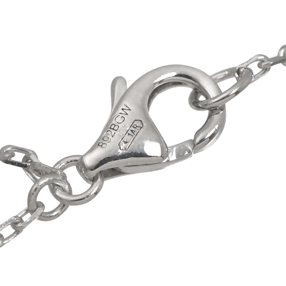 2C Charm Necklace 18K White Gold 750