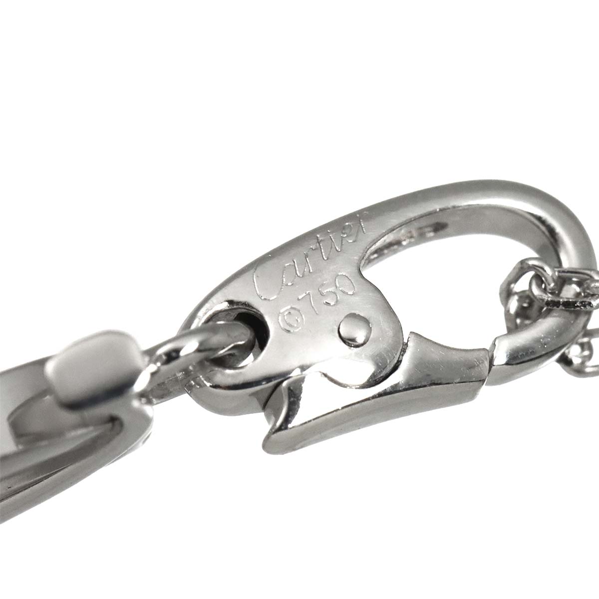 2C Charm Necklace 18K White Gold 750