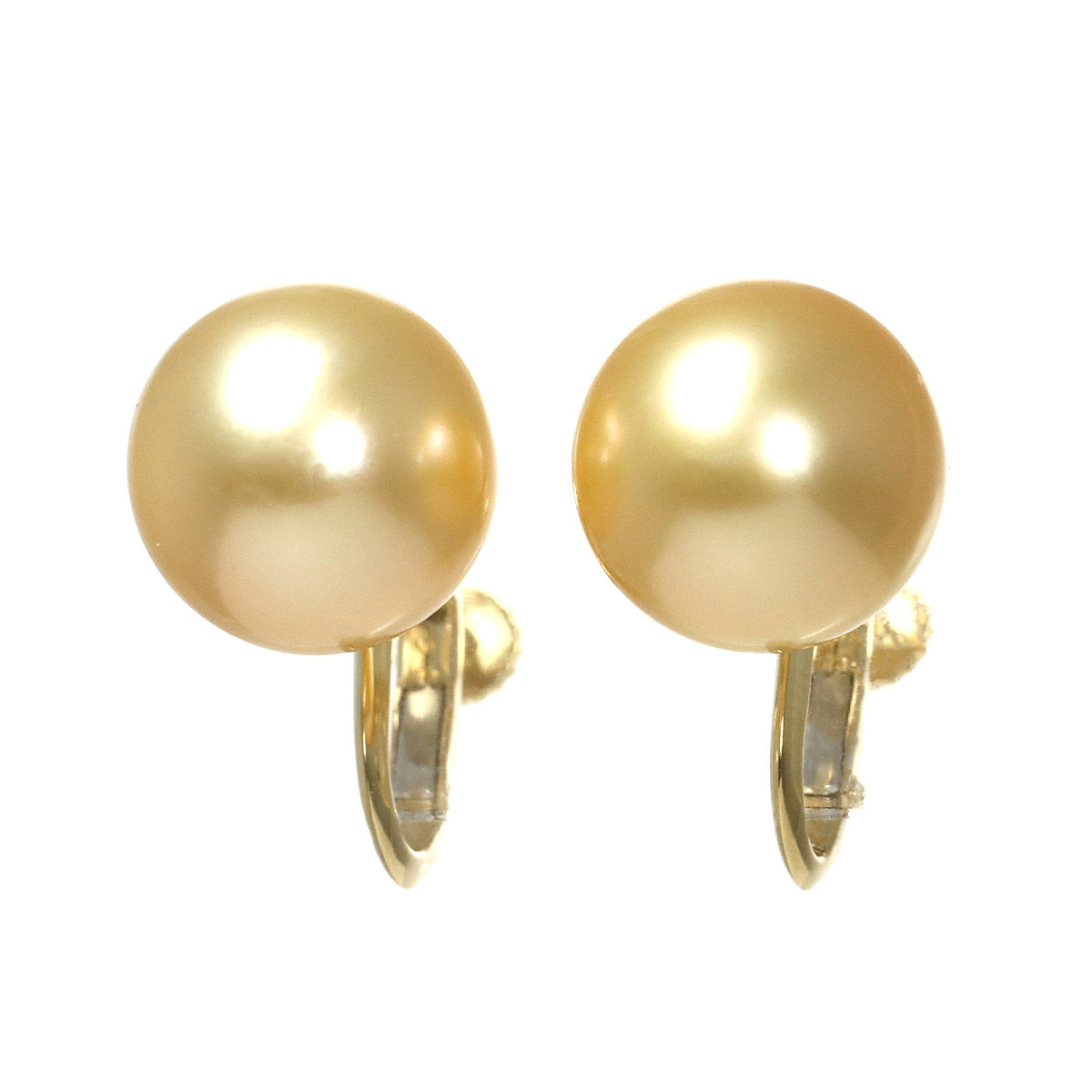 South Sea Pearl 11.5mm Earrings 18K YG 750