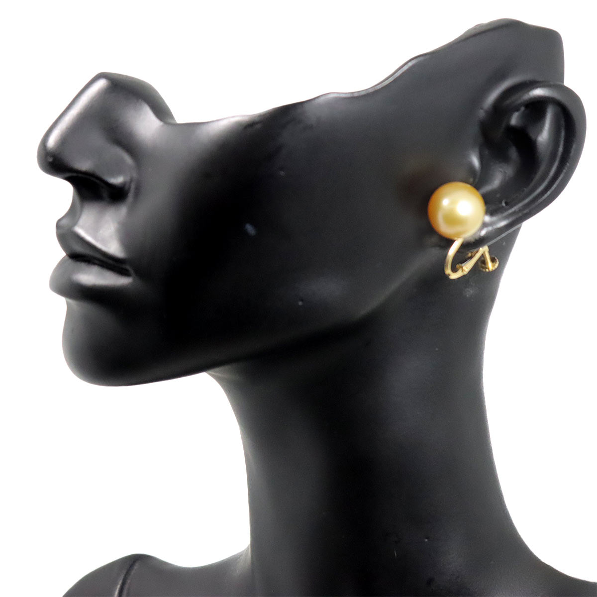 South Sea Pearl 11.5mm Earrings 18K YG 750