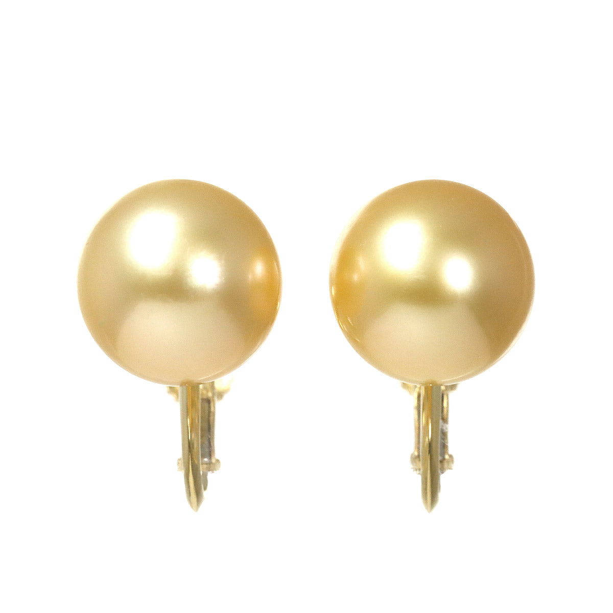 South Sea Pearl 11.5mm Earrings 18K YG 750