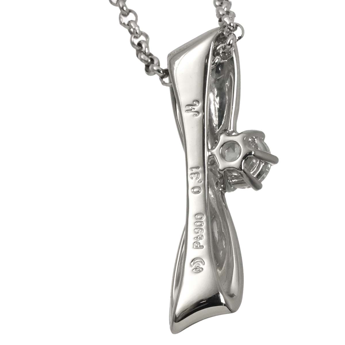 Diamond 0.31ct Necklace Platinum