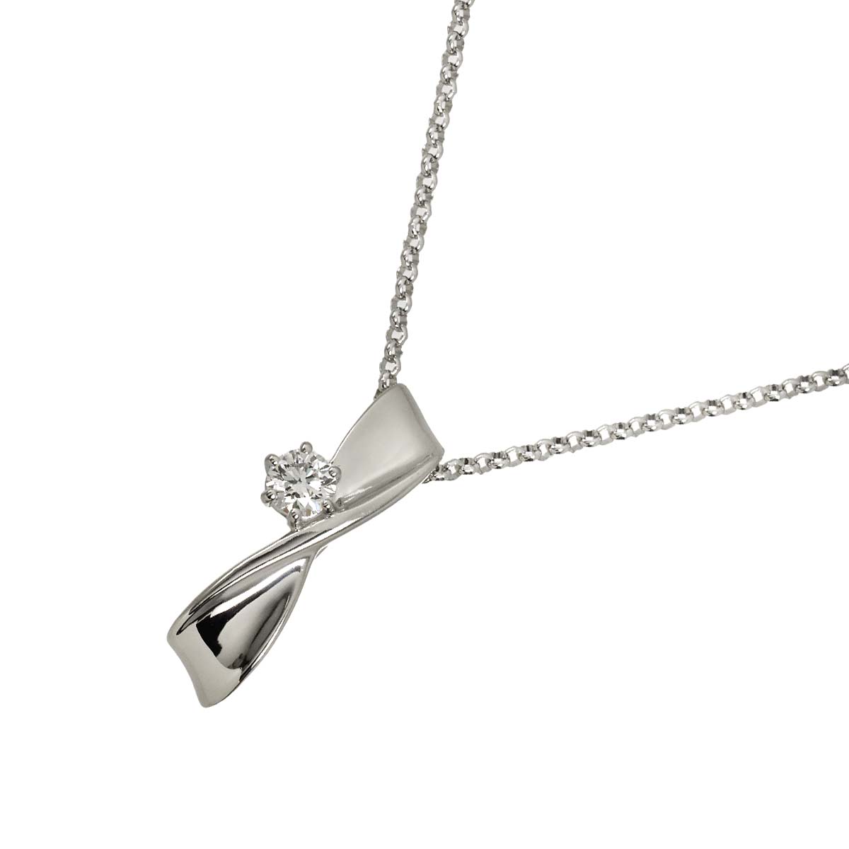 Diamond 0.31ct Necklace Platinum
