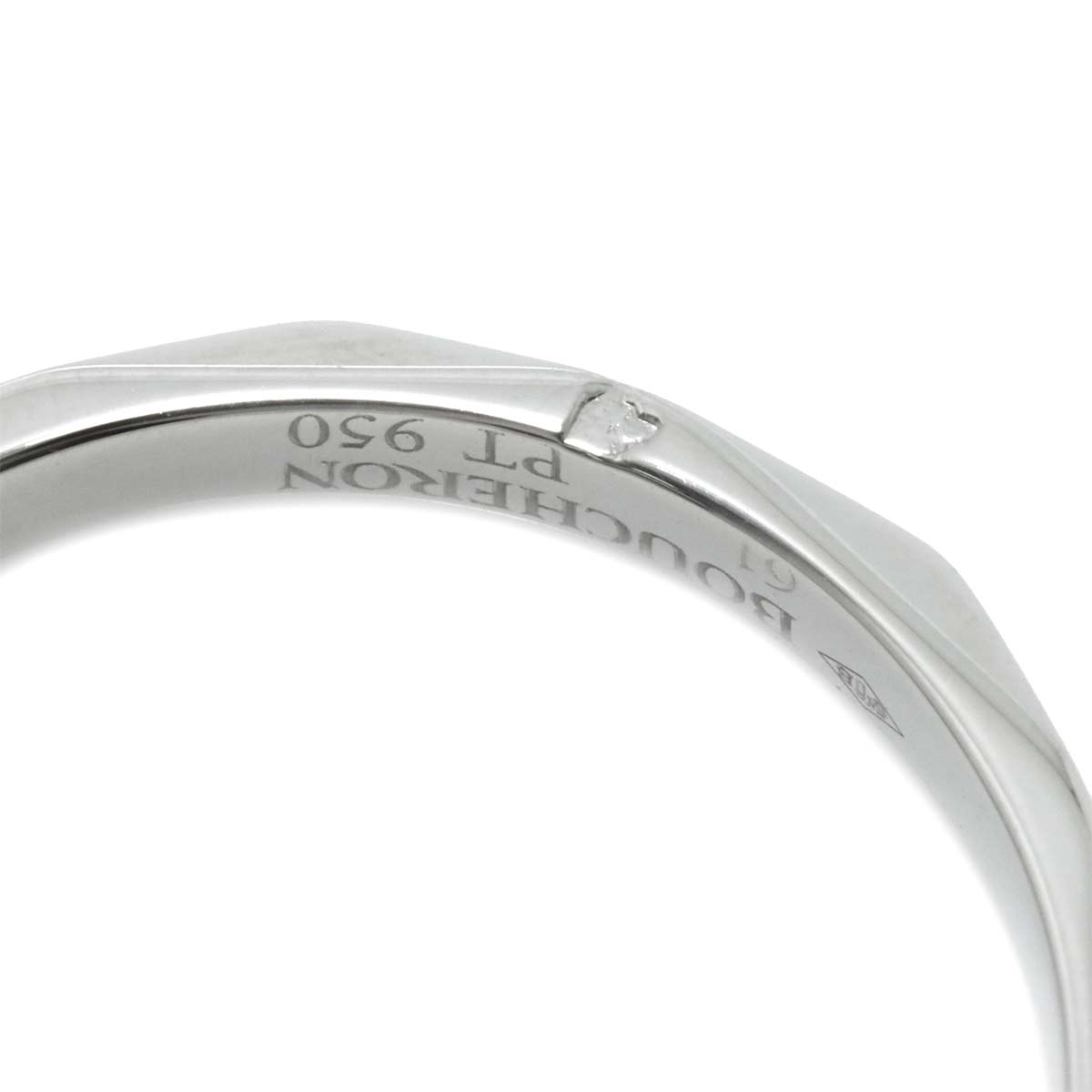 Facet MM Ring Pt Platinum Size61 9-9.5(US)