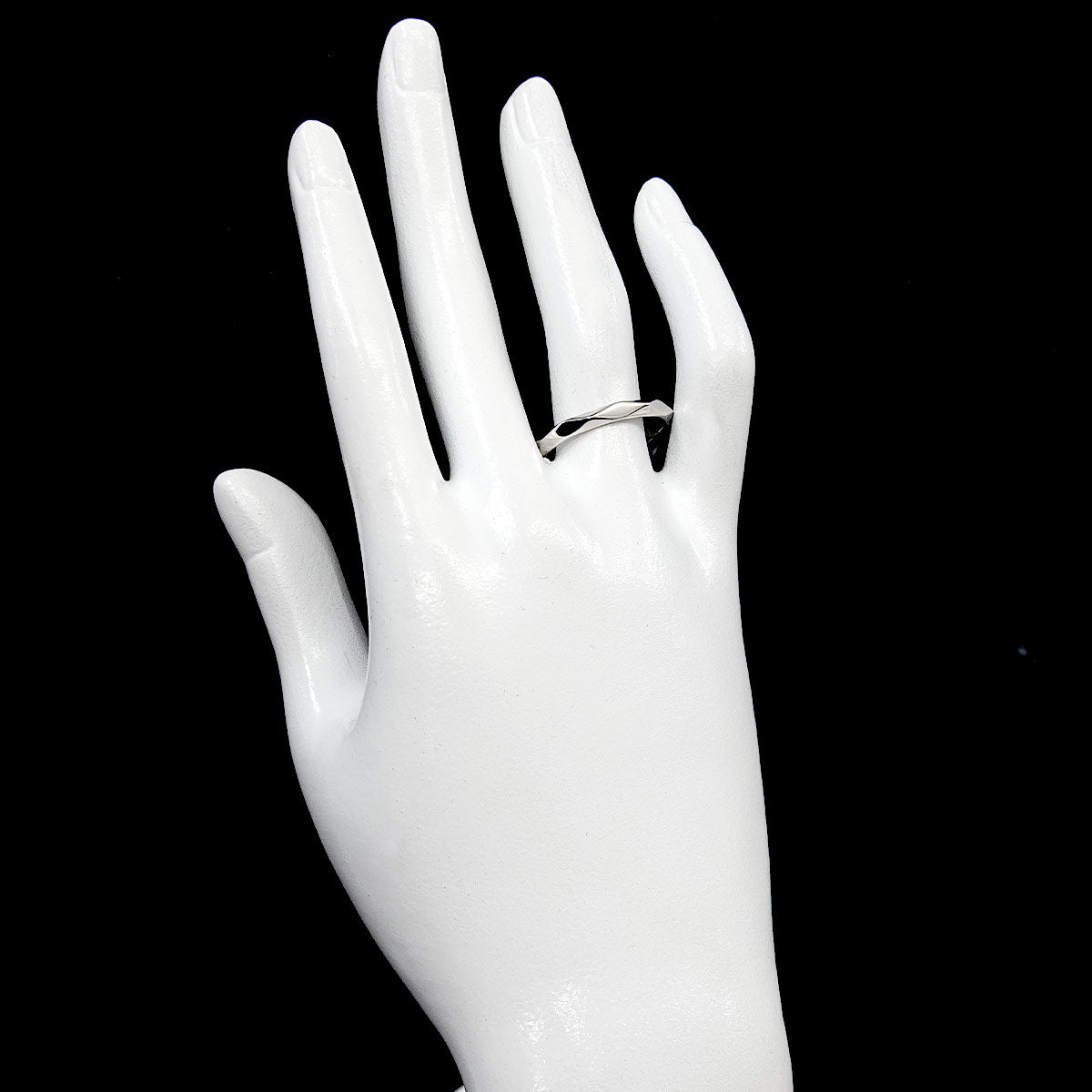 Facet MM Ring Pt Platinum Size61 9-9.5(US)