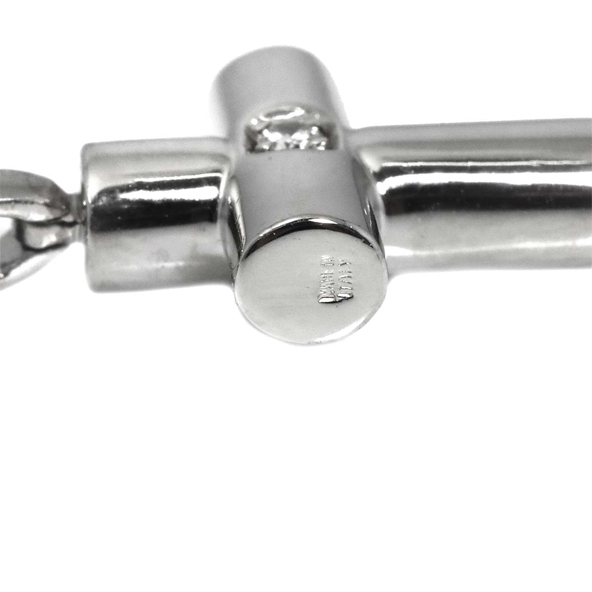 Latin Cross Diamond 1P Necklace Pt Platinum
