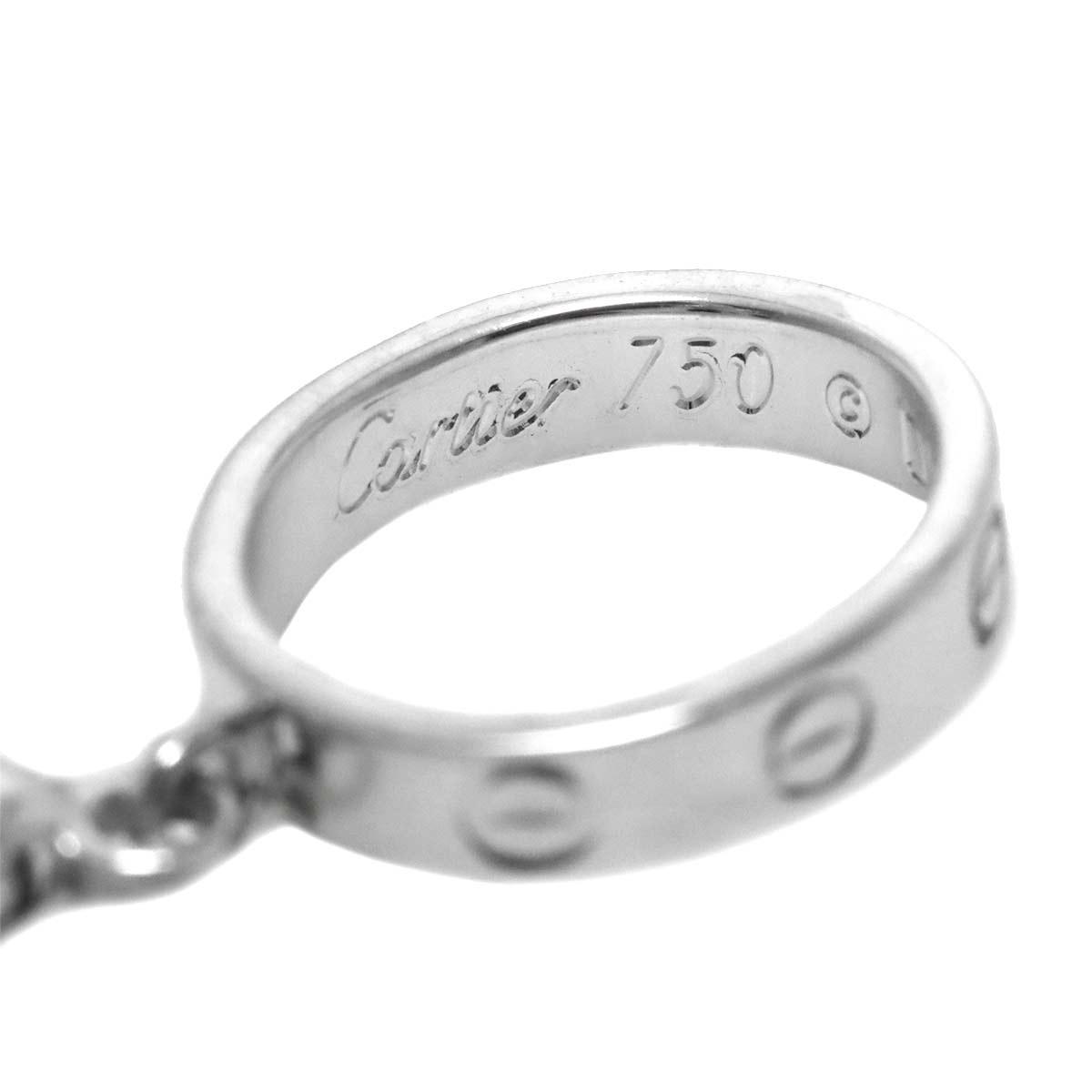 Baby Love Pendant Top 18K White Gold 750