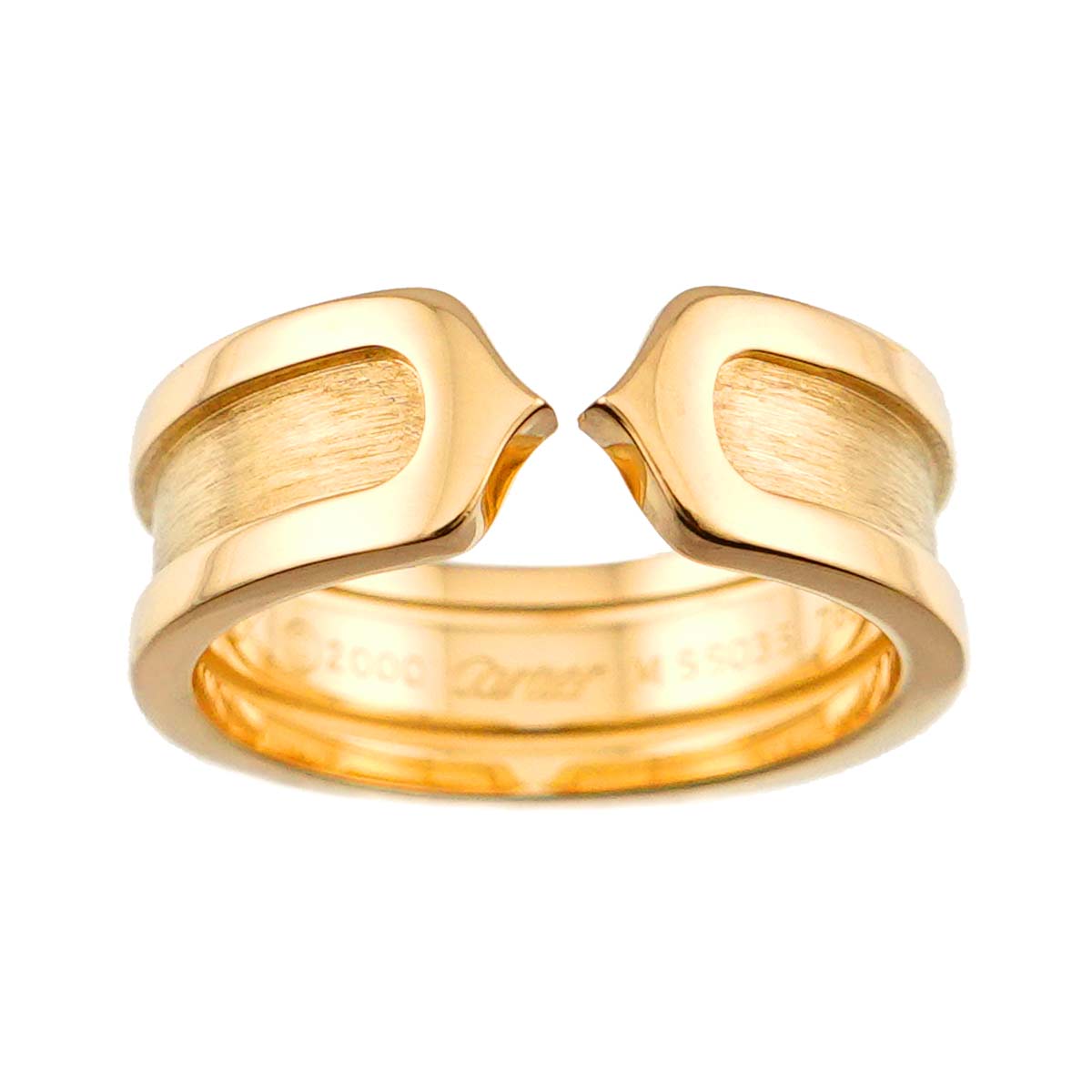 C2 Ring 18K YG 750 size51 5.5-5.75(US)