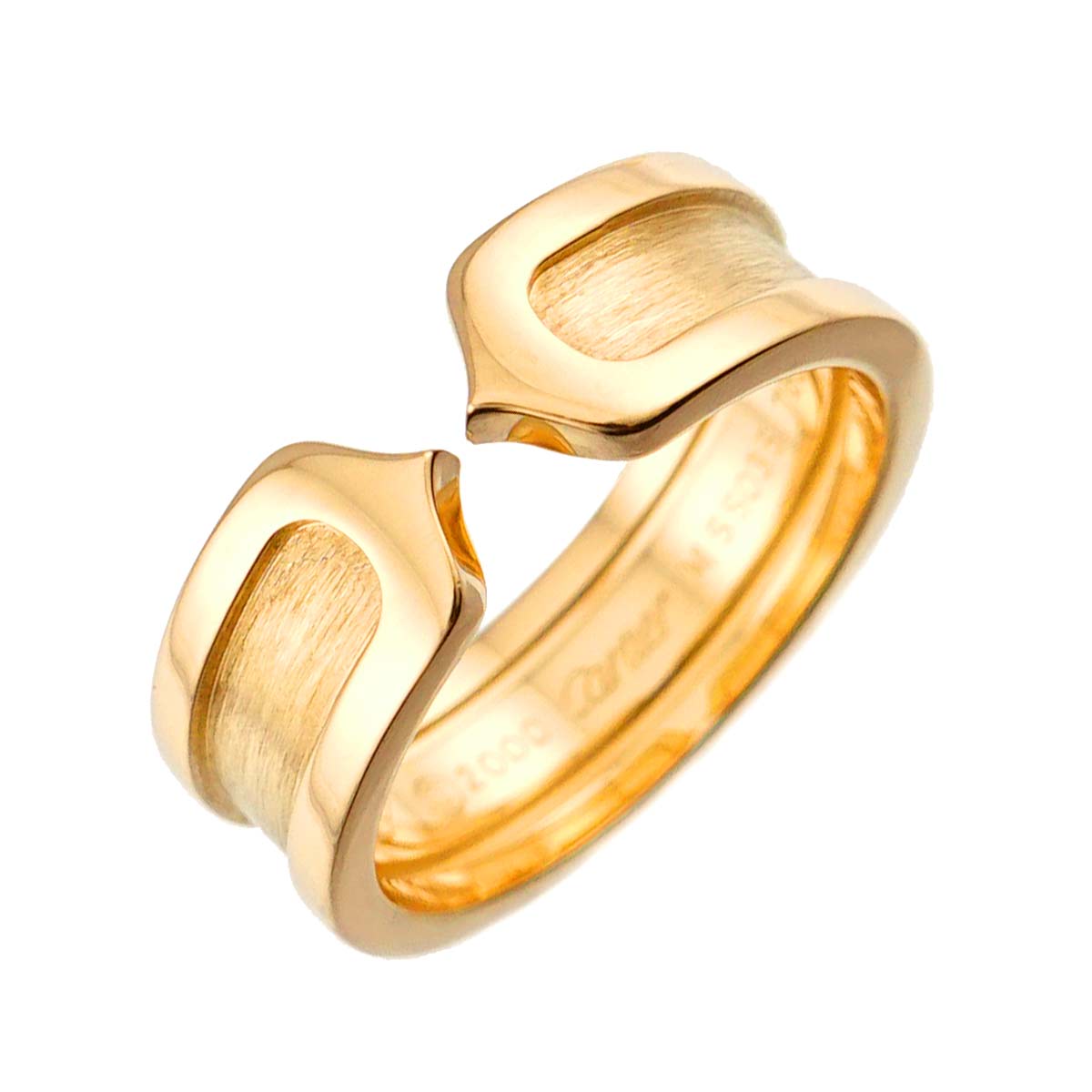 C2 Ring 18K YG 750 size51 5.5-5.75(US)