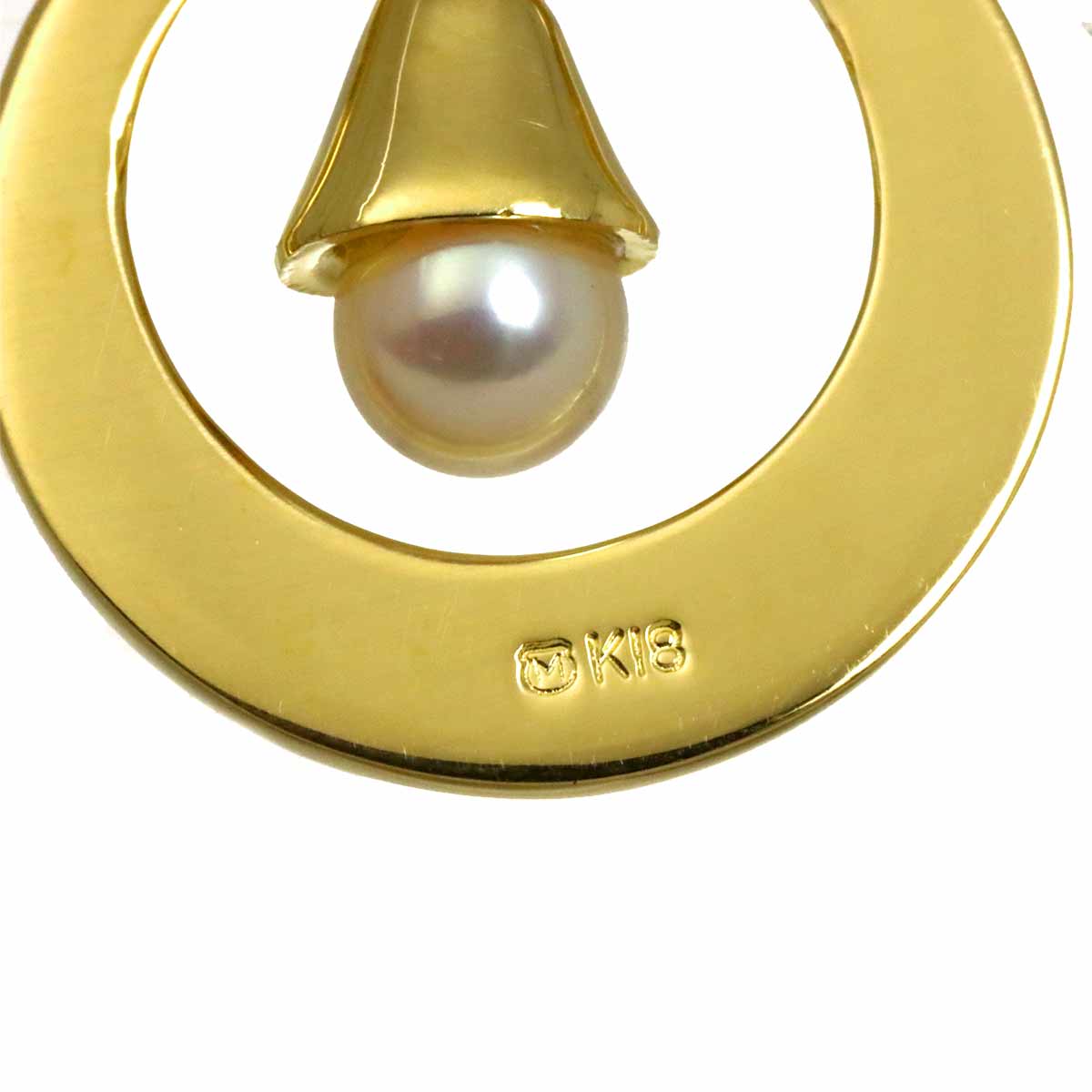 Baby Pearl 4.0mm Necklace 18K Yellow Gold 750