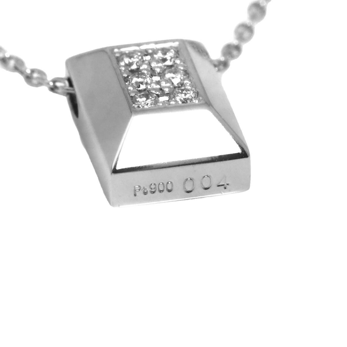 Diamond 0.04ct Necklace Platinum