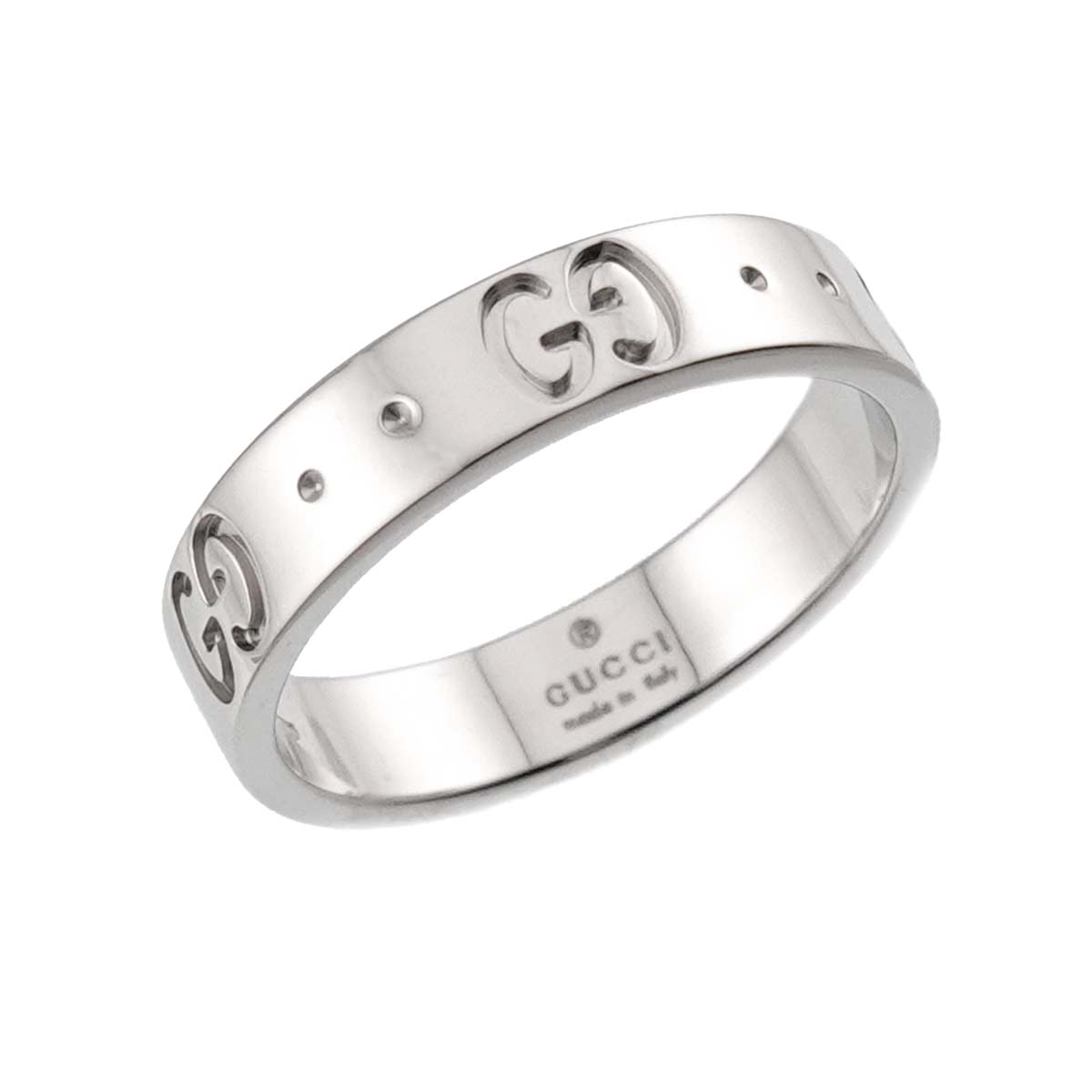 Icon Ring 18K WG White Gold 750 Size10 5-5.25(US)