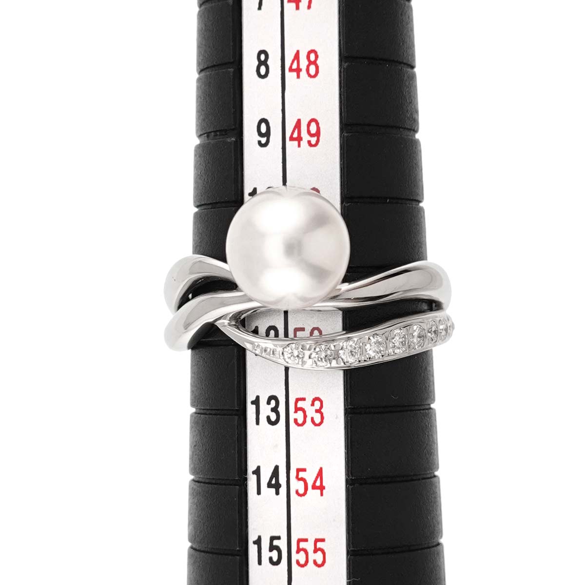 Akoya Pearl 7.8mm Ring Platinum size5.75-6(US)