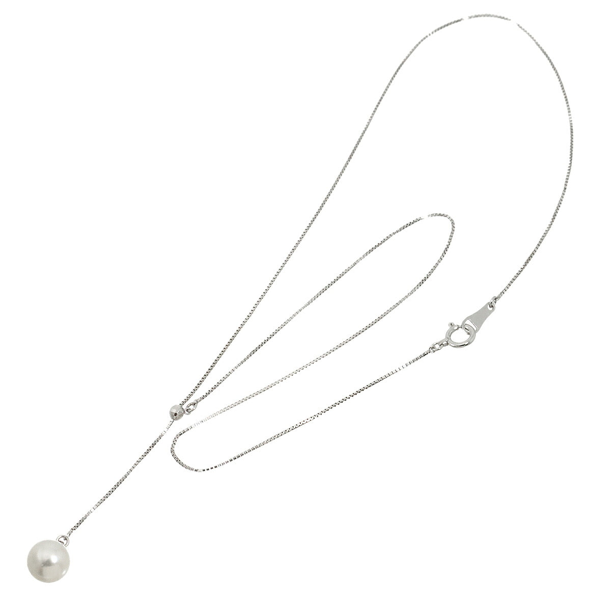 Akoya Pearl 7.7mm Necklace 18K WG 750