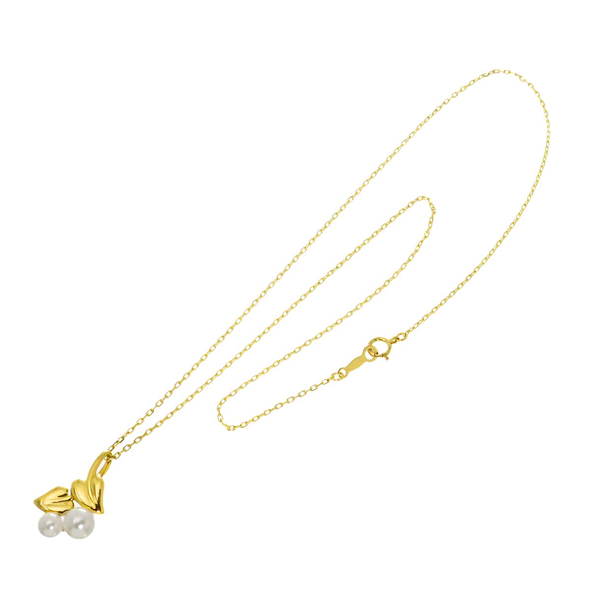 Akoya Pearl 5.9-4.6mm Necklace 18K YG 750