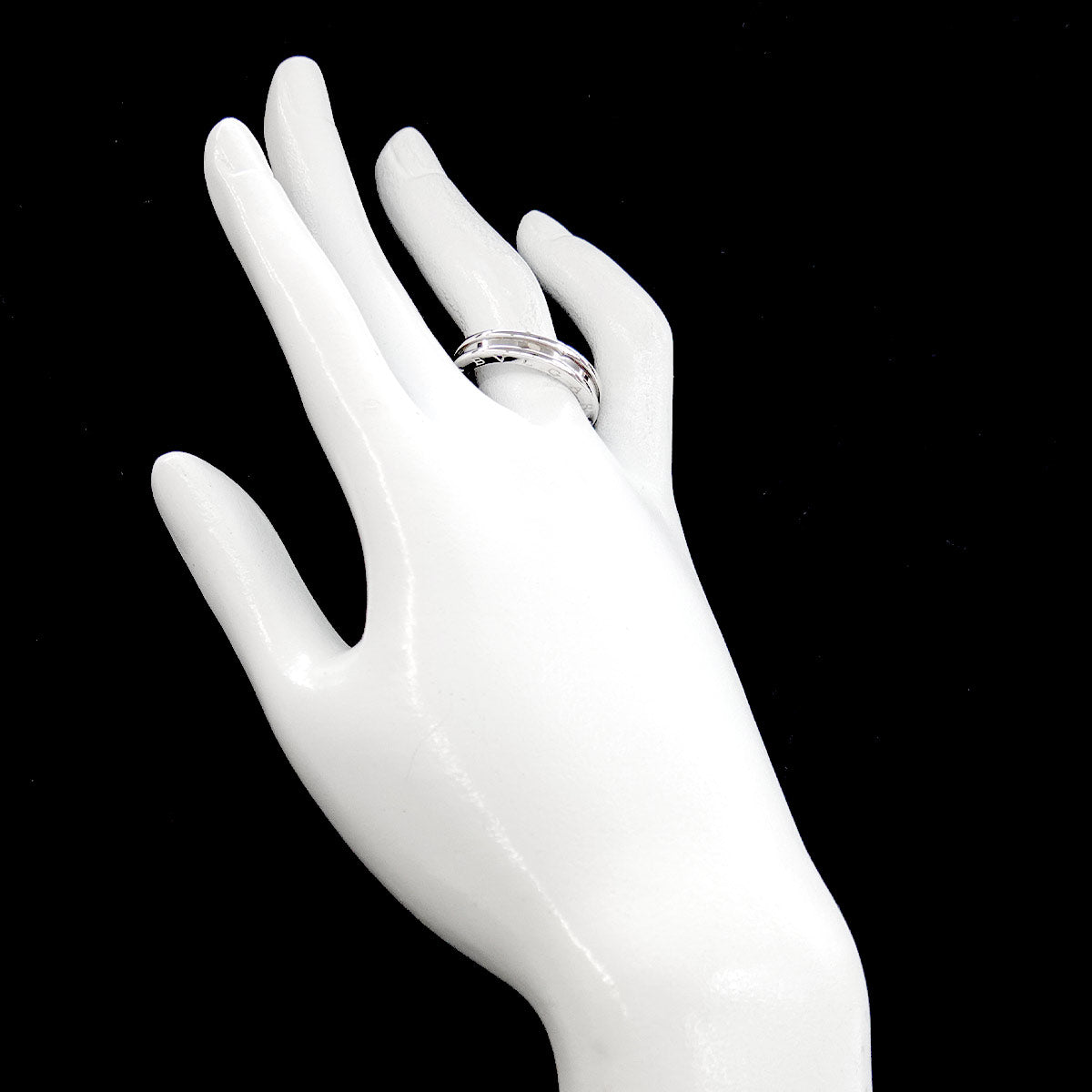 B-ZERO1 1 BAND Ring 18K White Gold 750 Size60 9(US)