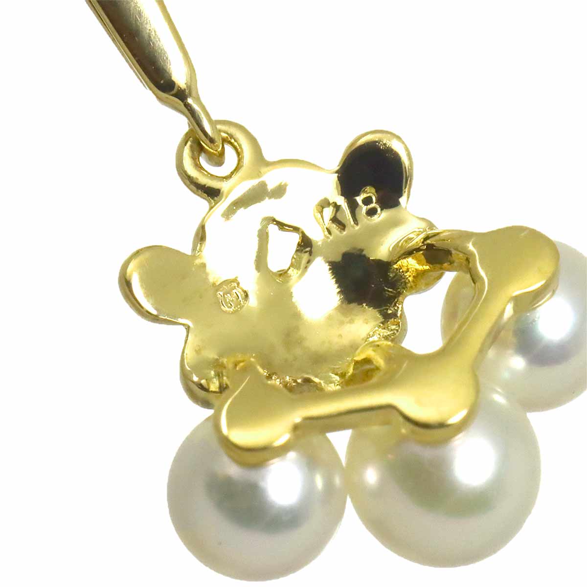 Akoya Pearl 4.3-4.8mm Necklace 18K YG 750