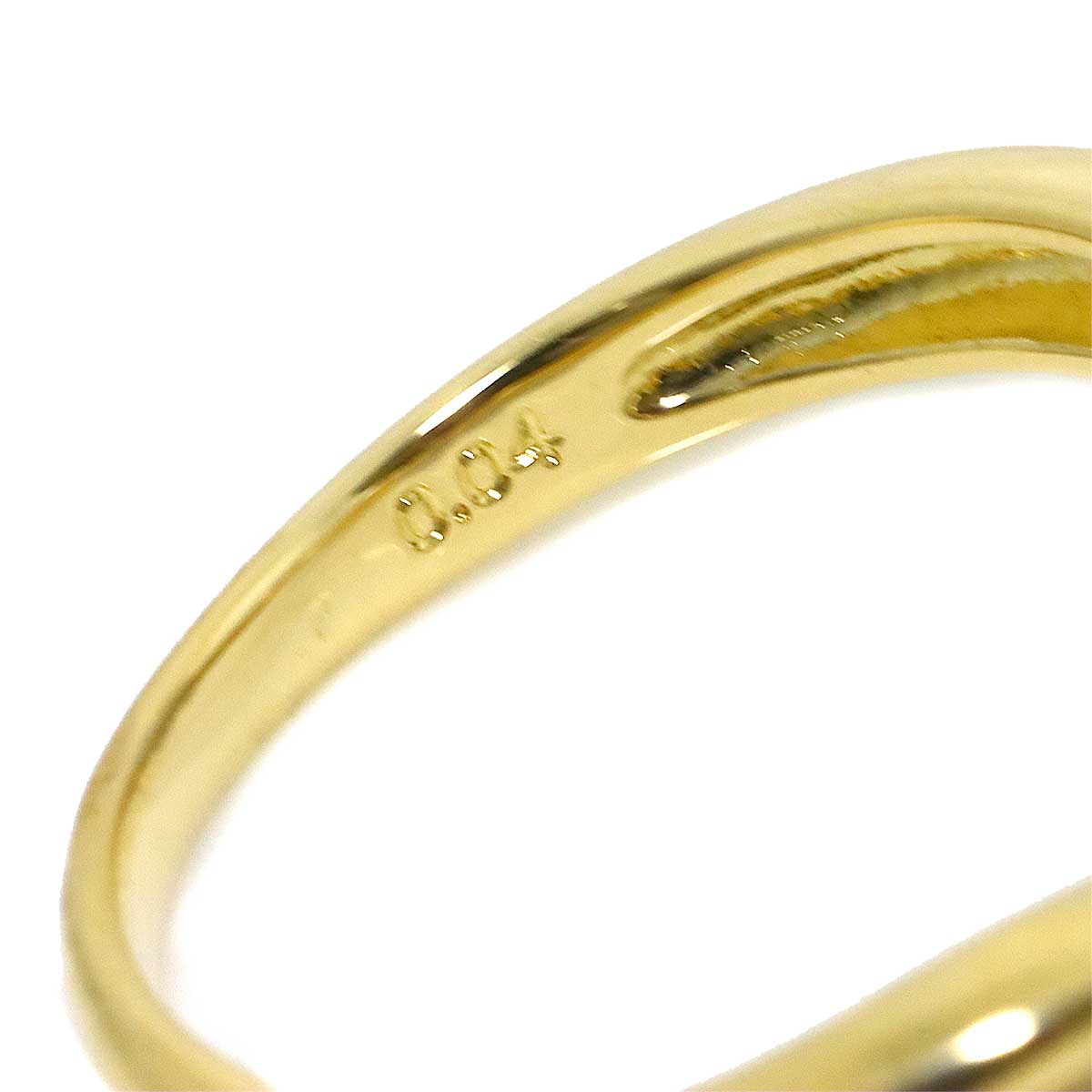 Akoya Pearl Diamond 0.04ct Ring 18K YG Size5.75-6(US)