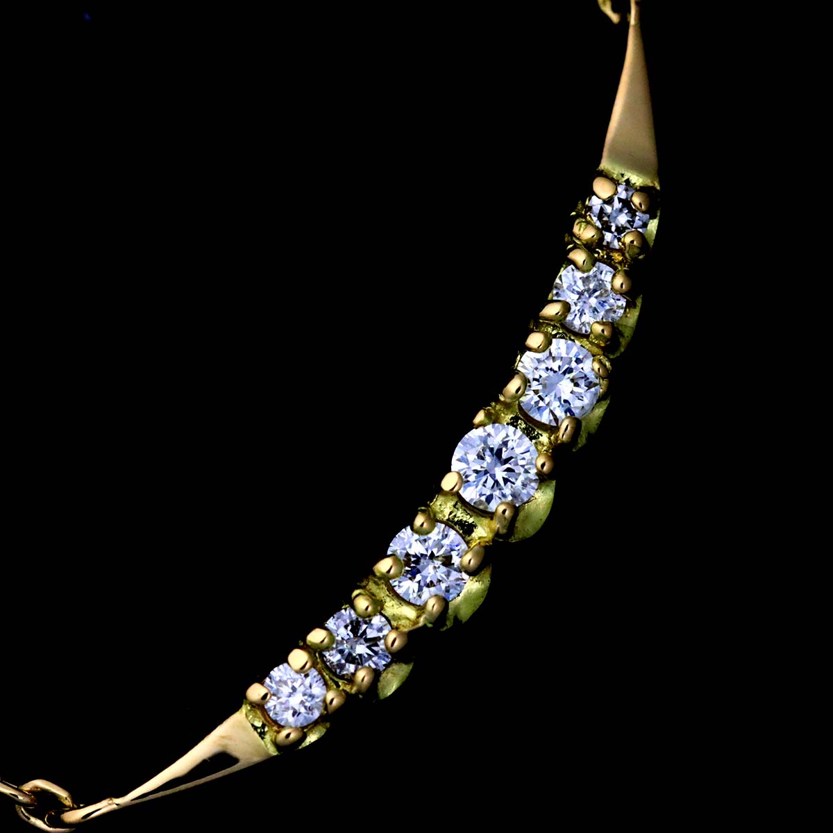 Diamond 0.07ct Bracelet 18K Yellow Gold 750