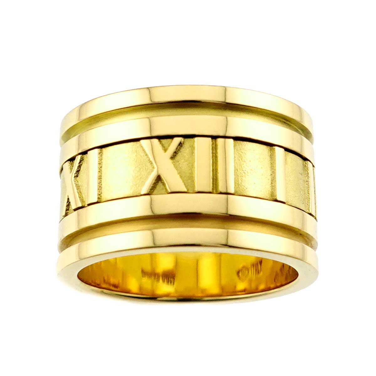 Atlas Wide Ring 18K K18 YG 750 size5-5.25(US)