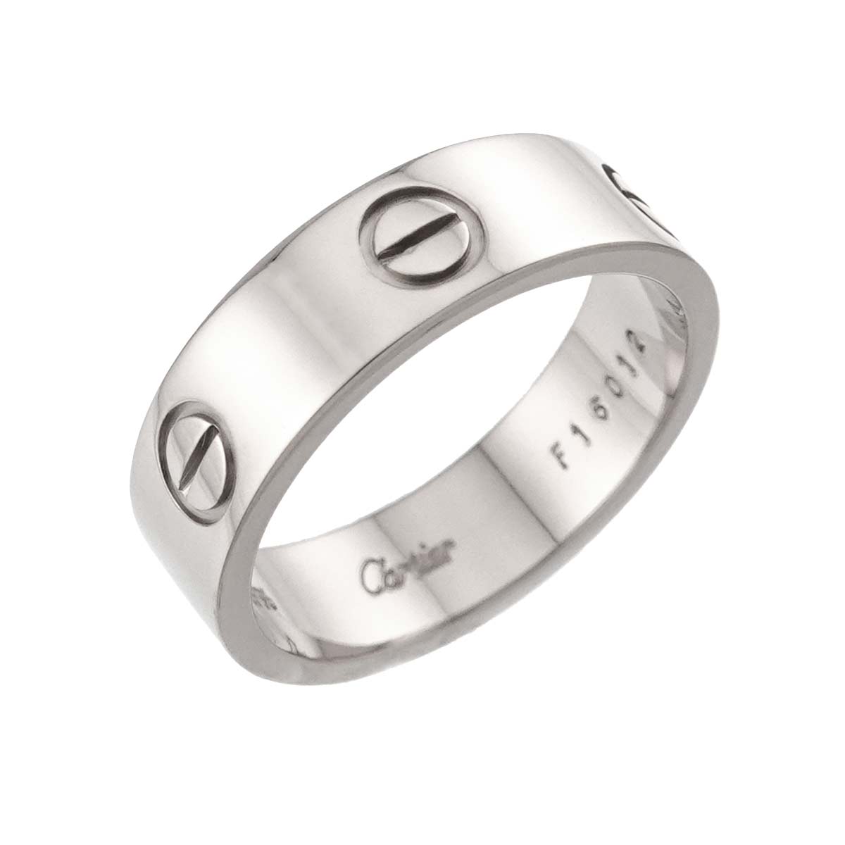 Love Ring 18K White Gold 750 size58 7.75-8(US)