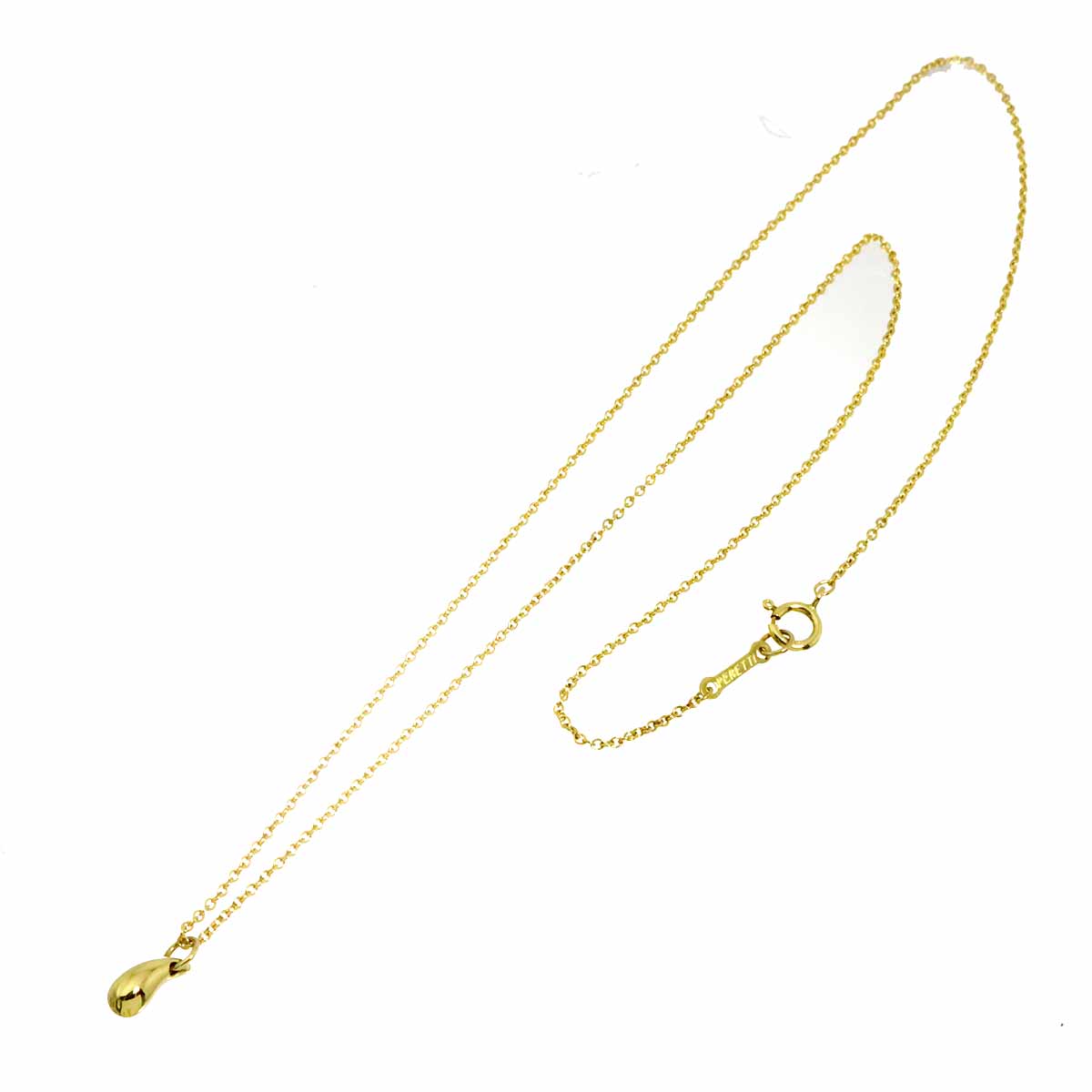Teardrop Necklace 18K Yellow Gold 750