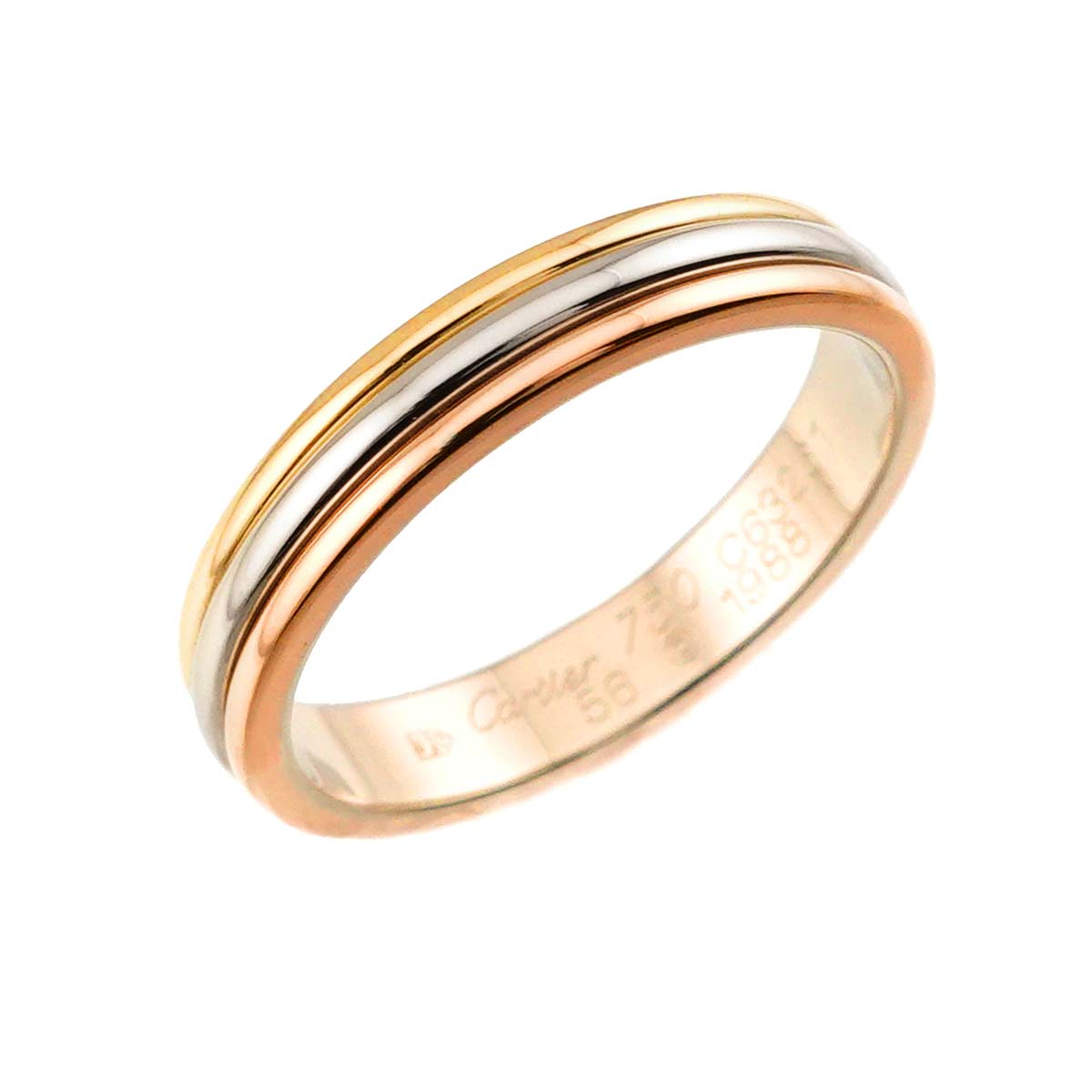 Vendome Ring 18K YG WG PG 750 size56 7.25-7.5(US)
