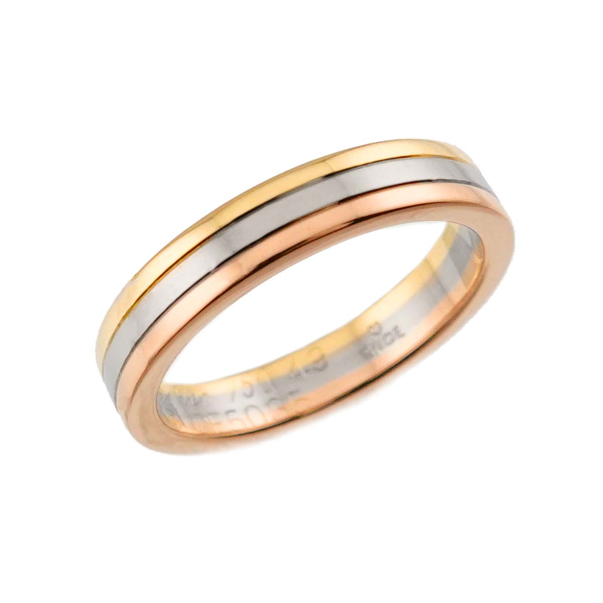 Vendome Ring 18K YG WG PG 750 size49 4.5-4.75US)