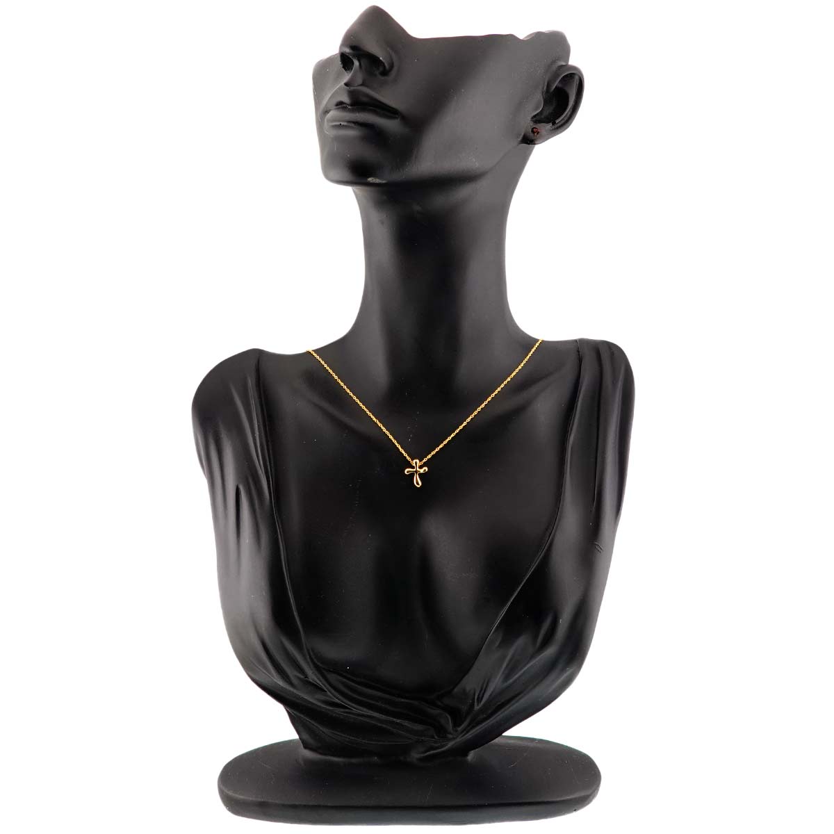 Small Cross Necklace 18K Yellow Gold 750