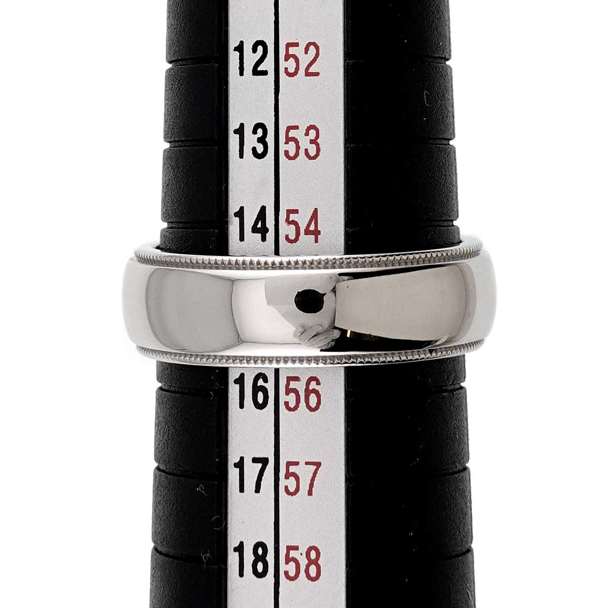 Milgrain Band Ring Pt Platinum Size6.75(US)