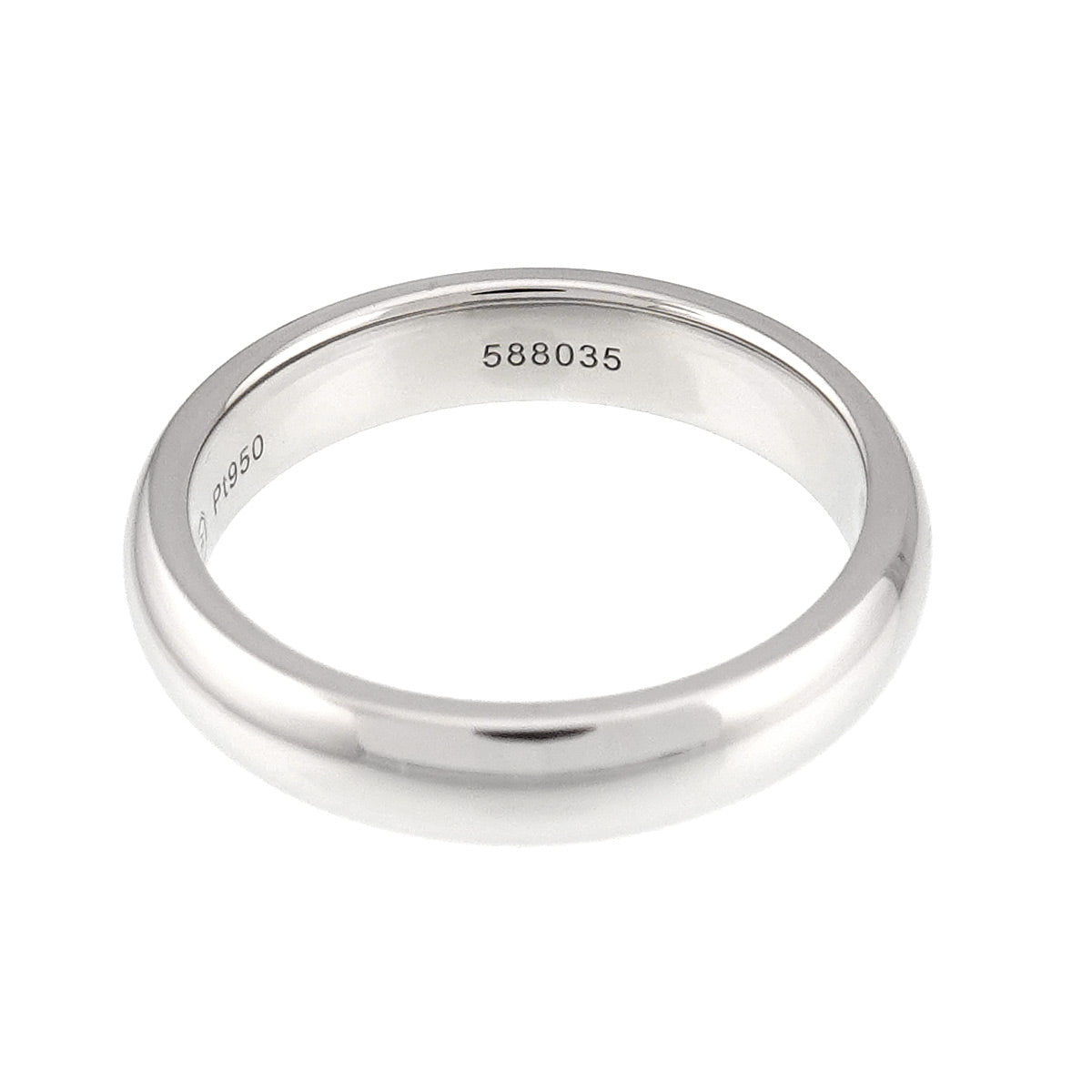 Band Ring Pt Platinum size6-6.25(US)