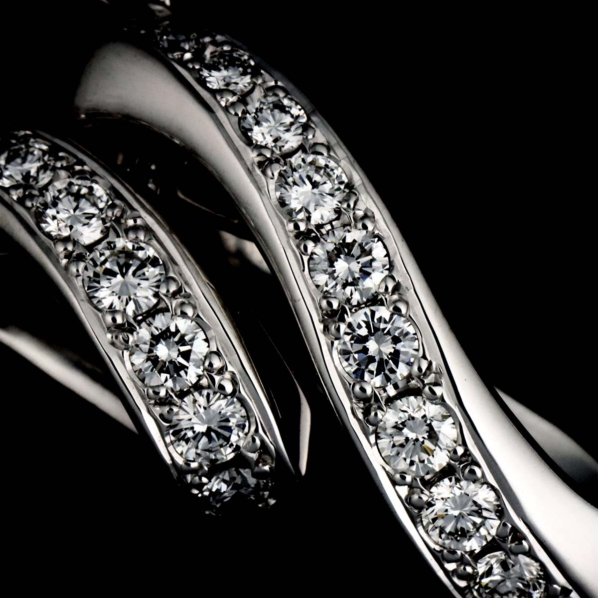 Diamond 0.19ct/0.14ct Necklace 18K White Gold 750