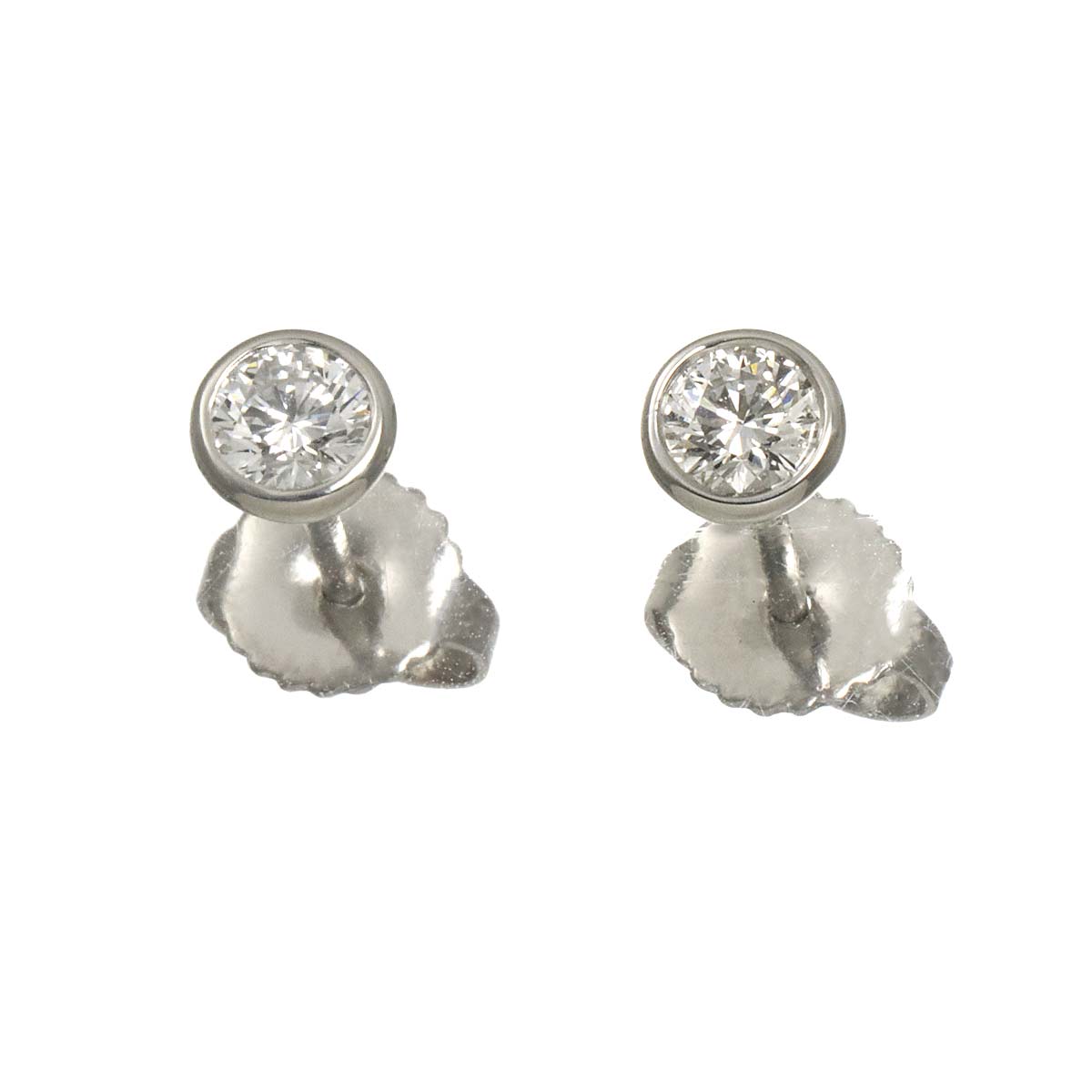 By The Yard Diamond Earrings Pierced Pt